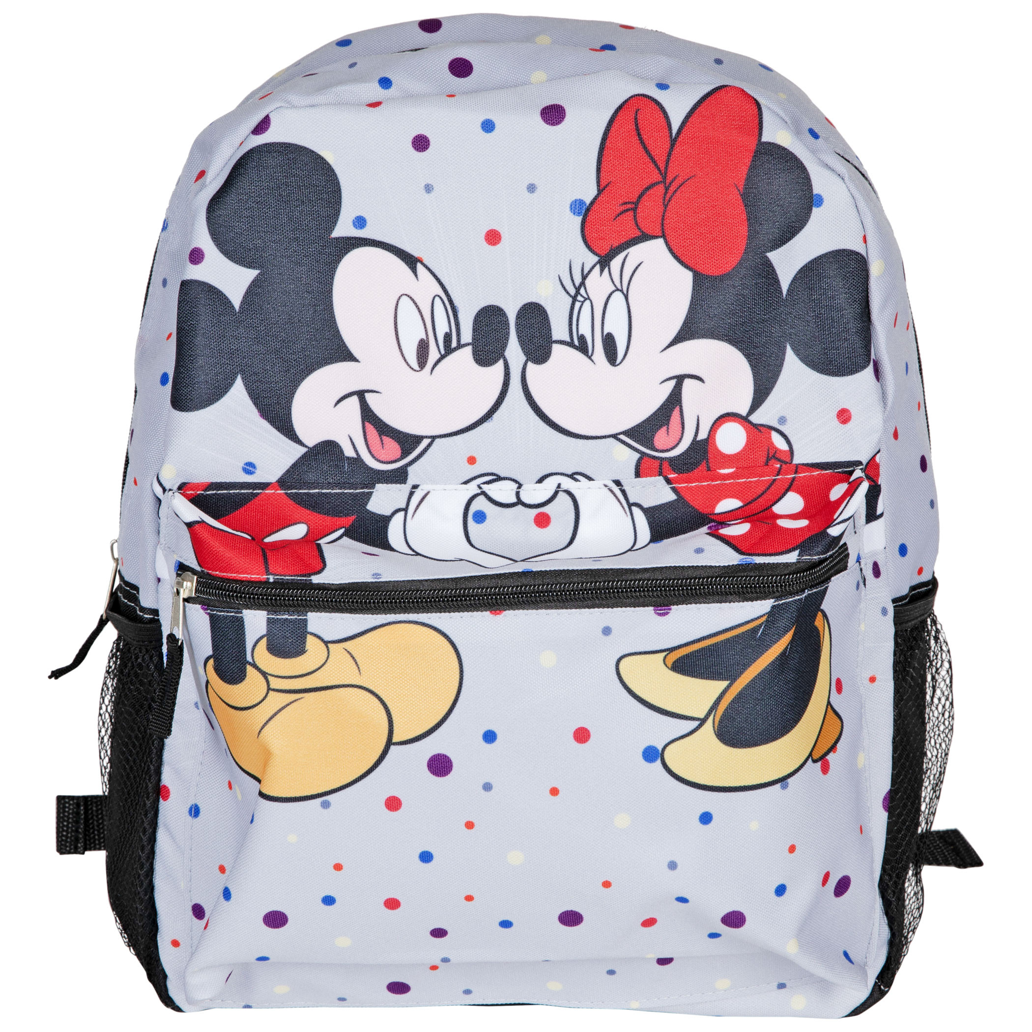 Disney Mickey and Minnie Mouse Sweet Love 16' Padded Backpack