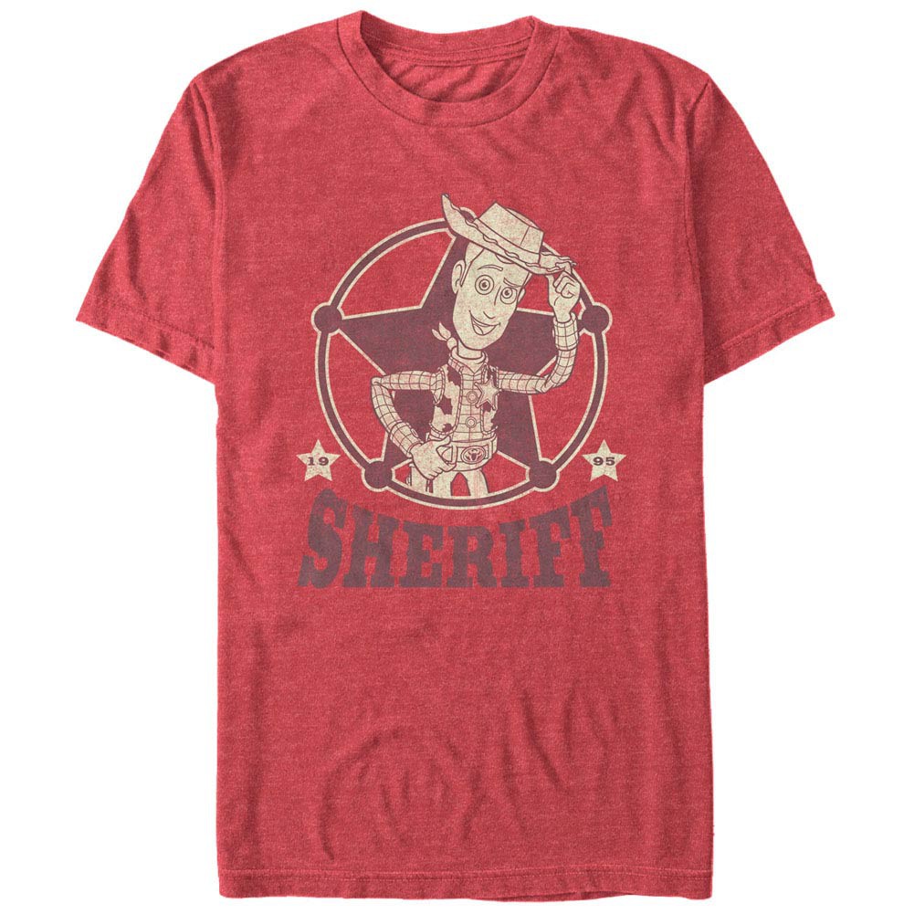 Disney Pixar Toy Story 1-3 Sheriff Woody Red T-Shirt