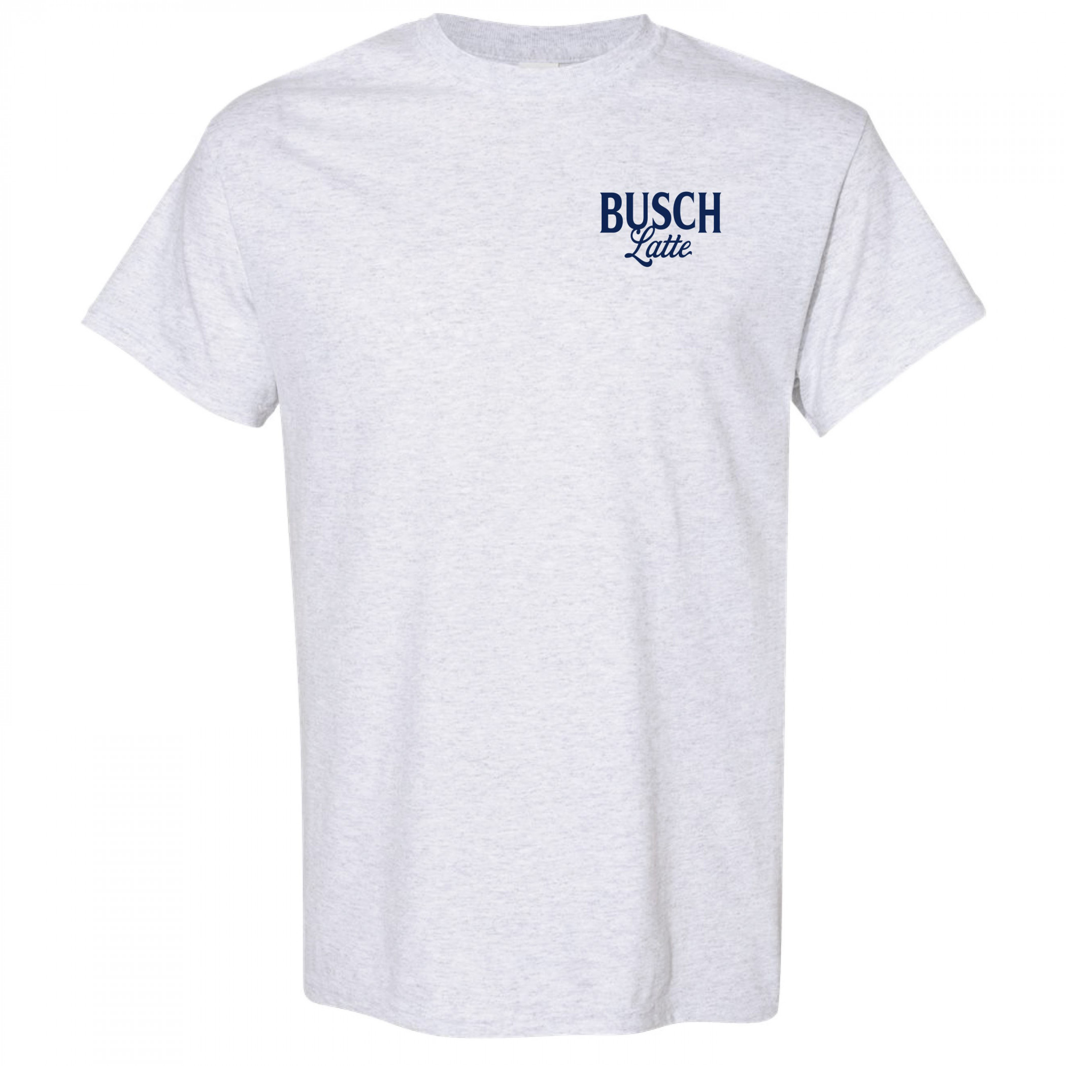 Busch Latte Bad Day To Be a Can White Front and Back Print T-Shirt