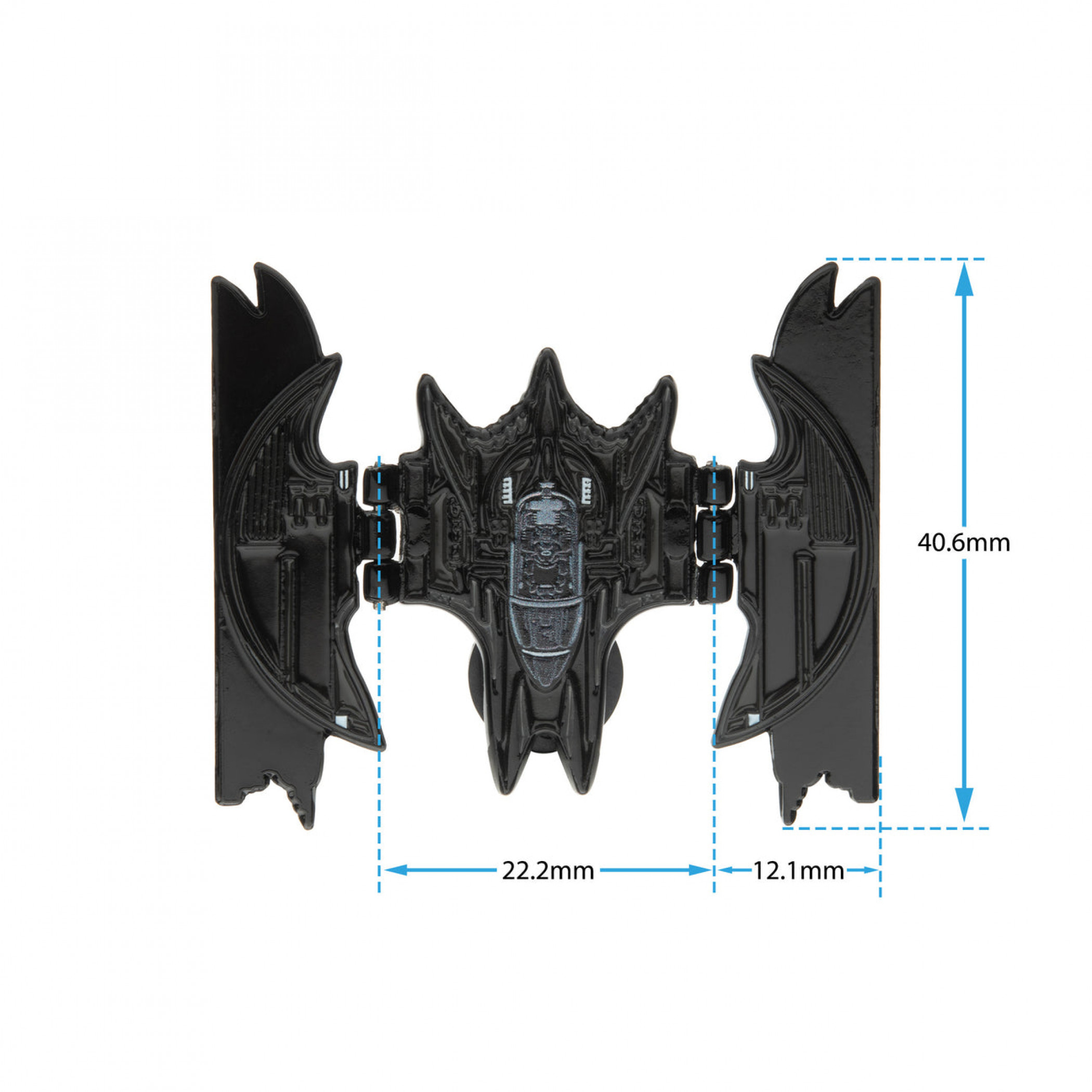 Batman Batwing Mobile Transform Lapel Pin