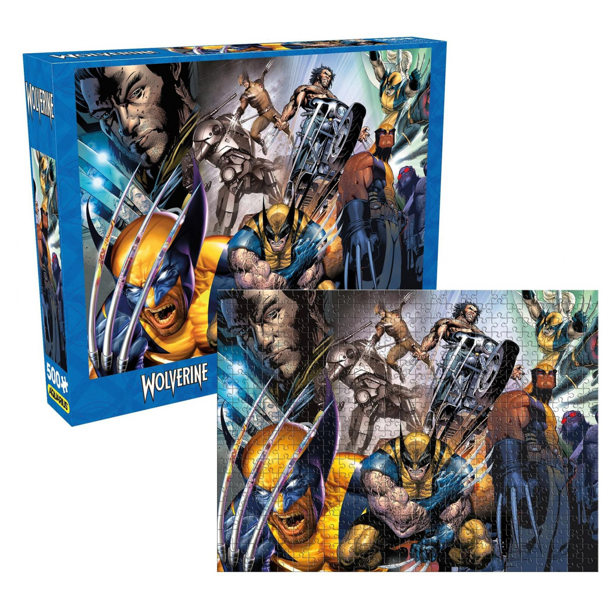 Wolverine Action Collage 500 Piece Jigsaw Puzzle