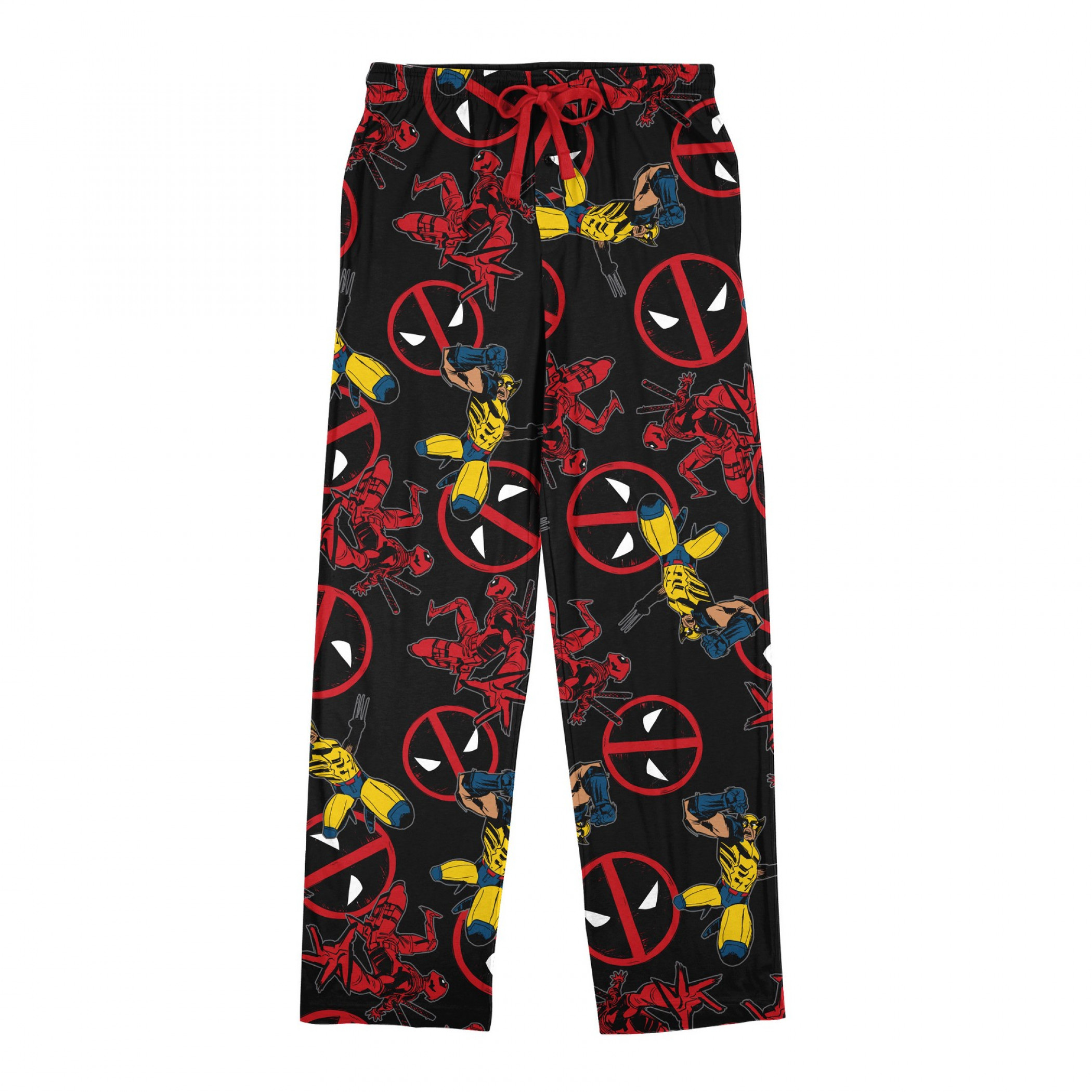 Deadpool and Wolverine Team Up All Over Print Sleep Pants