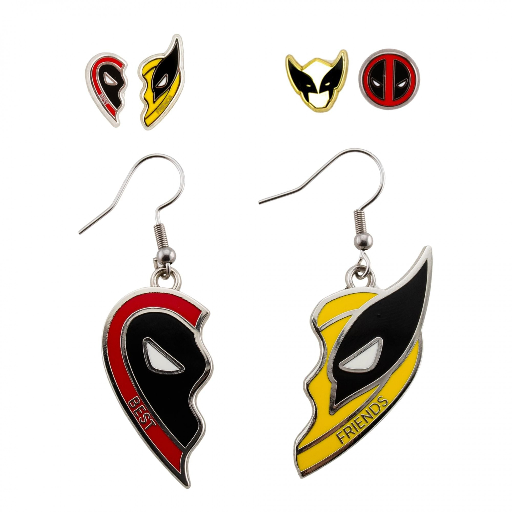 Deadpool and Wolverine BFFs Earrings