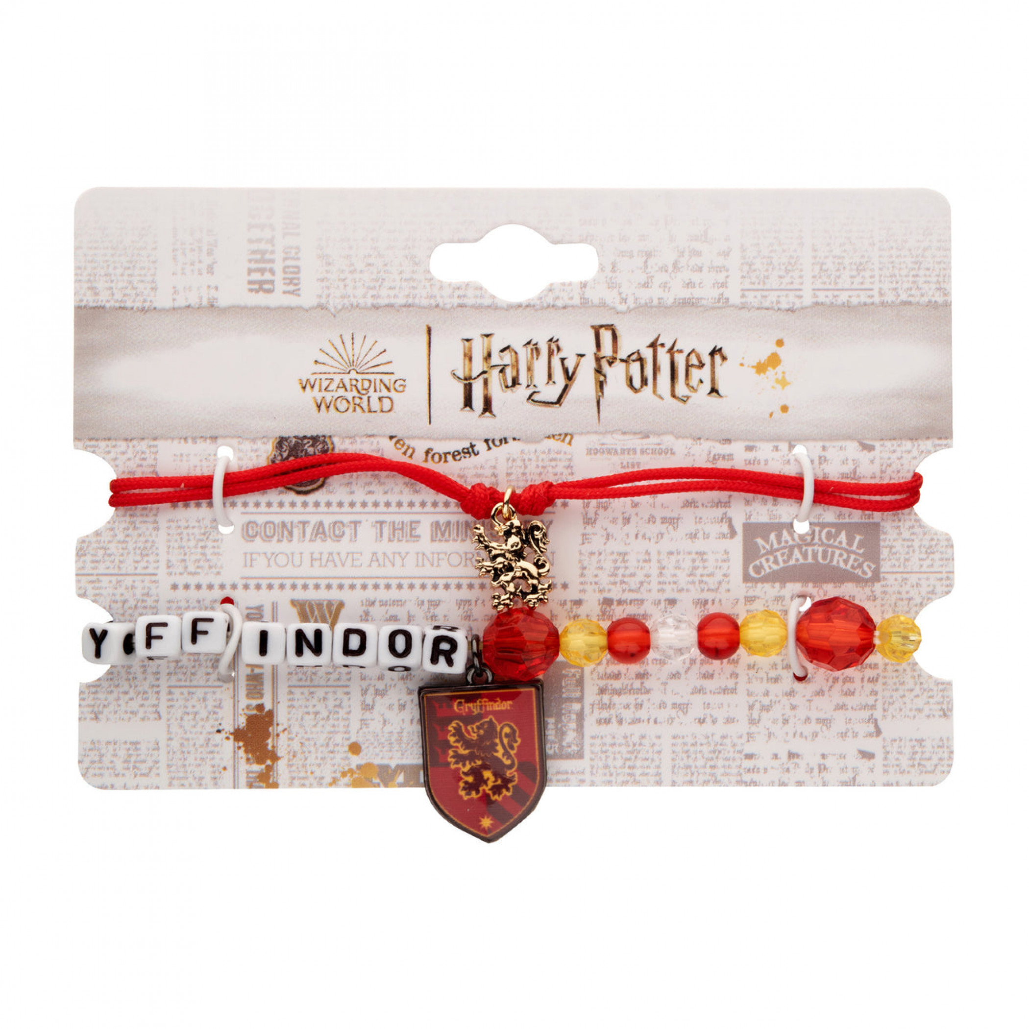 Harry Potter Gryffindor Bracelet Set 2-Pack