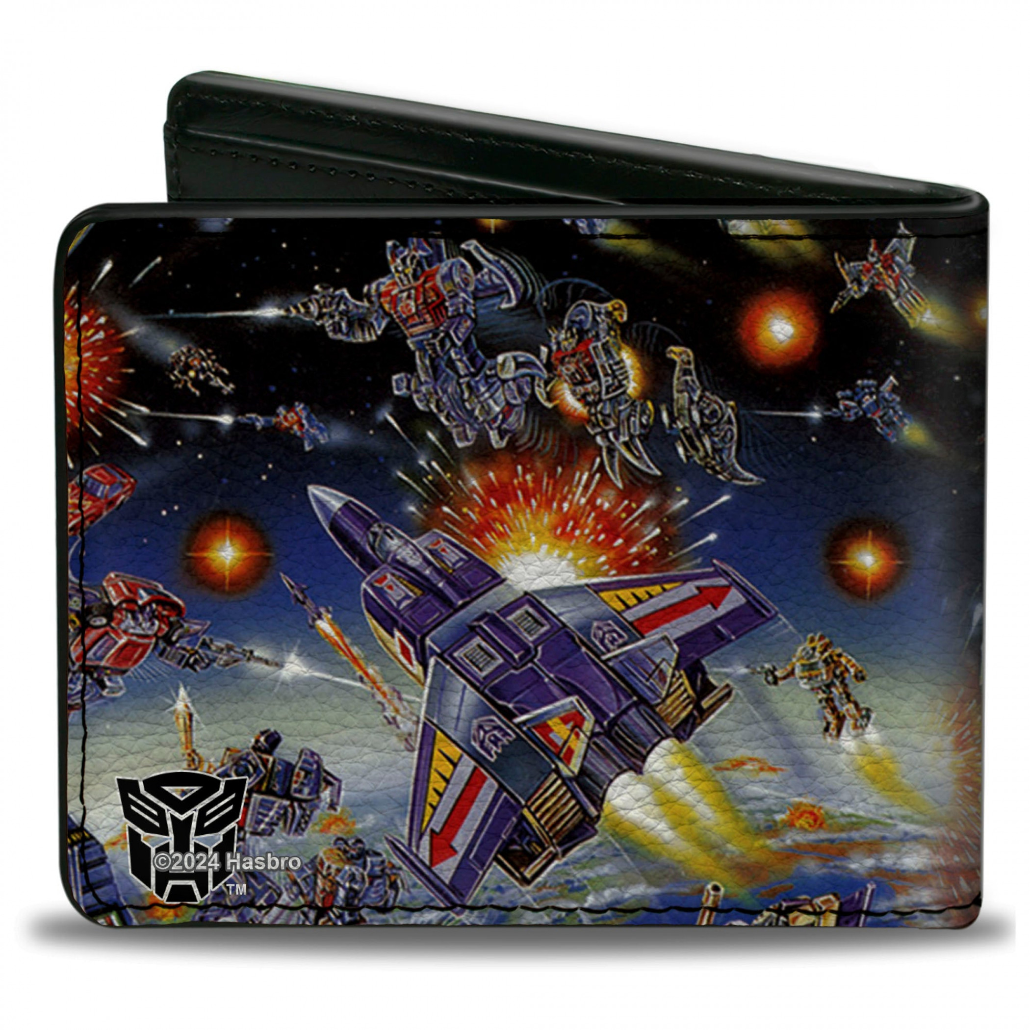 Transformers Constructicon Devastator Dinobots Battle Bi-Fold Wallet