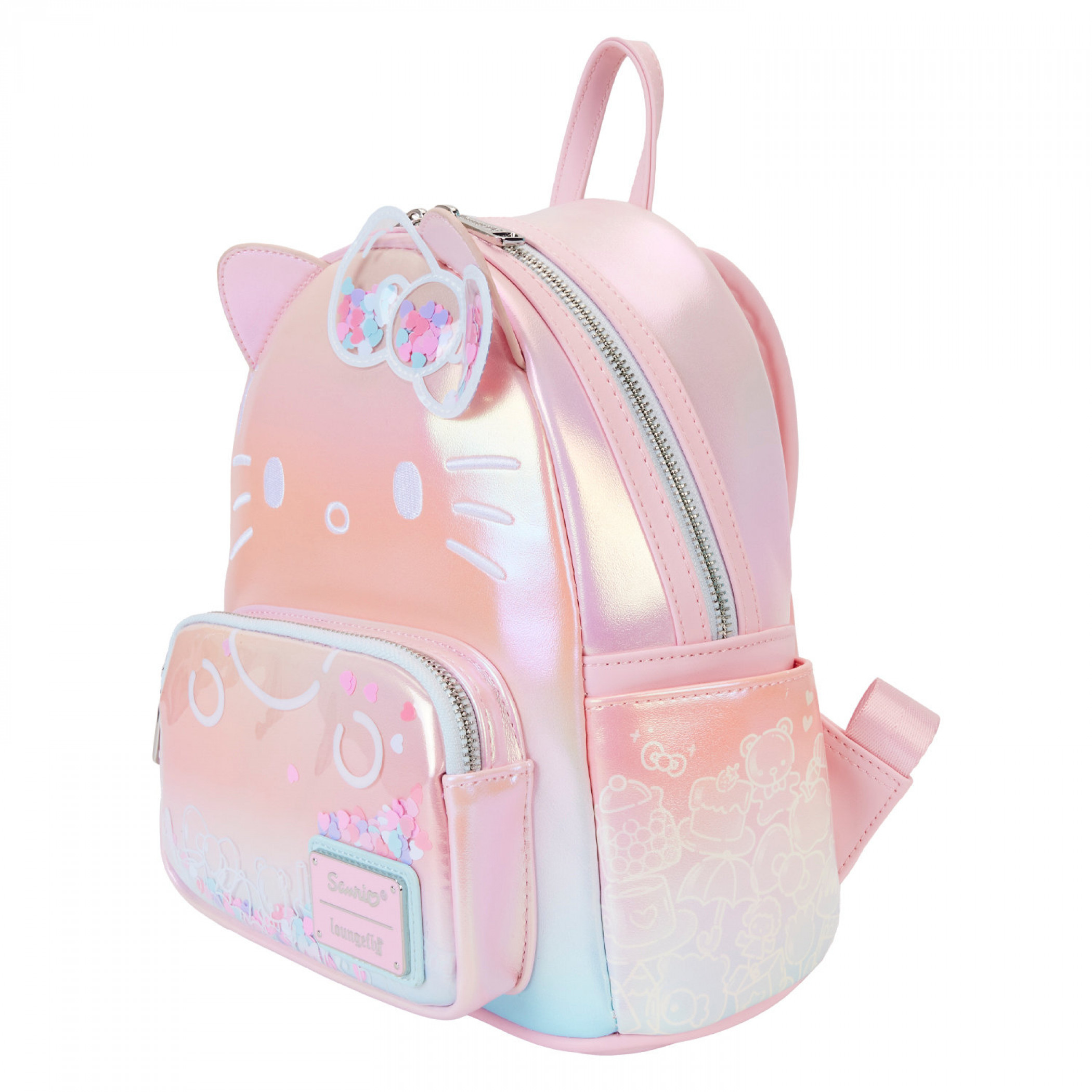 Hello Kitty 50th Anniversary Clear Mini Backpack by Loungefly