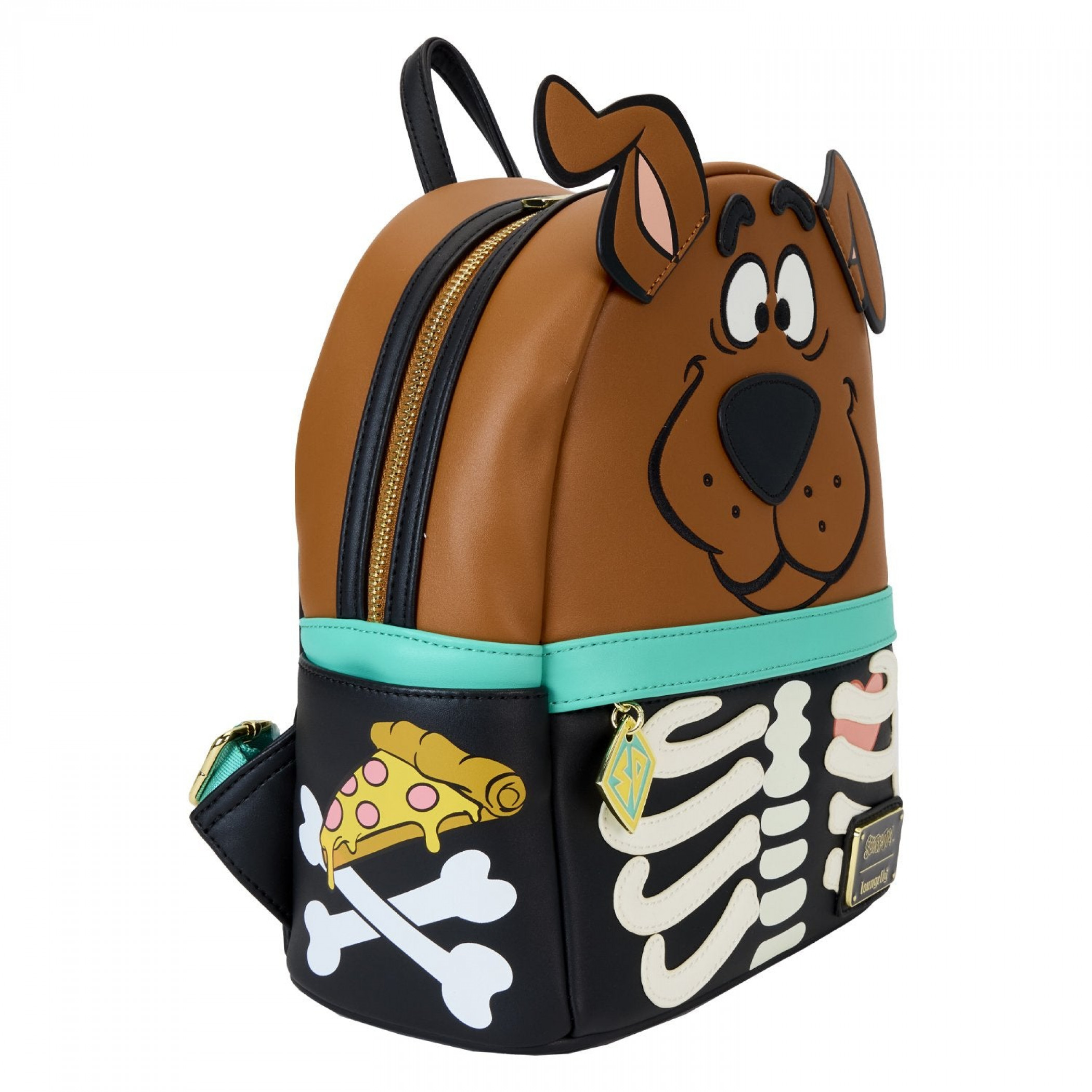 Scooby-Doo Skeleton Bones Glow in the Dark Mini Backpack By Loungefly