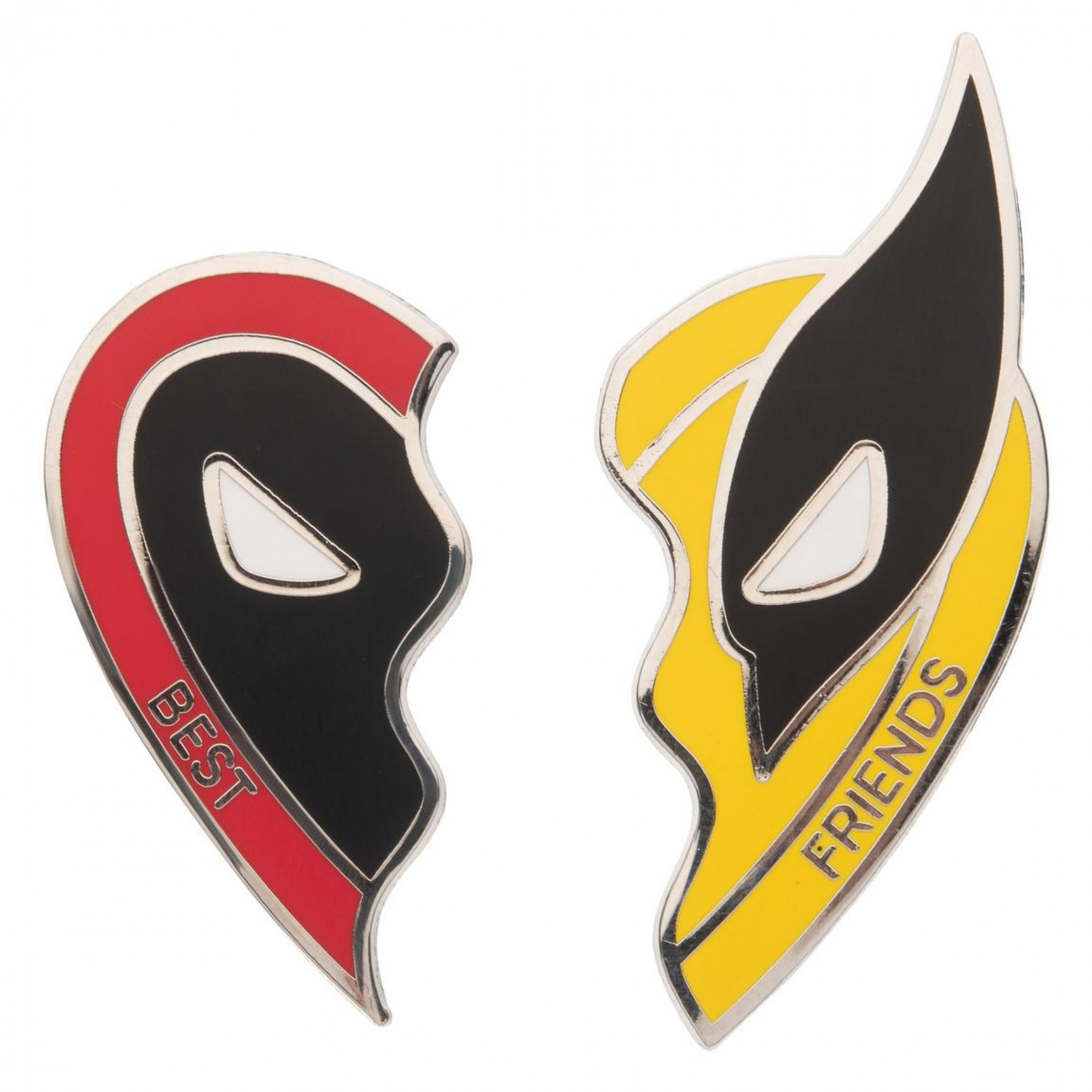 Deadpool and Wolverine BFFs Enamel Pin Set