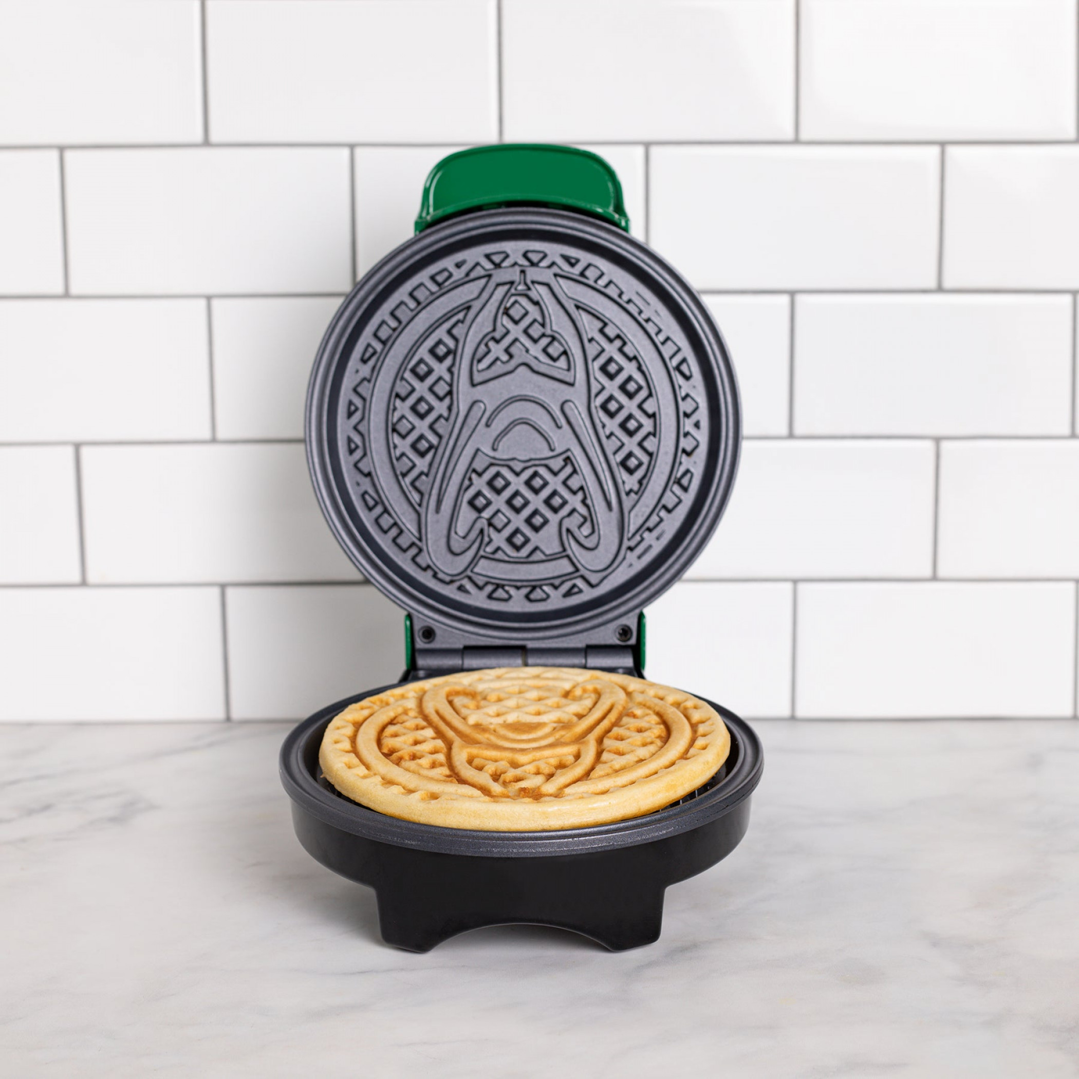 Loki Helmet Print Waffle Maker