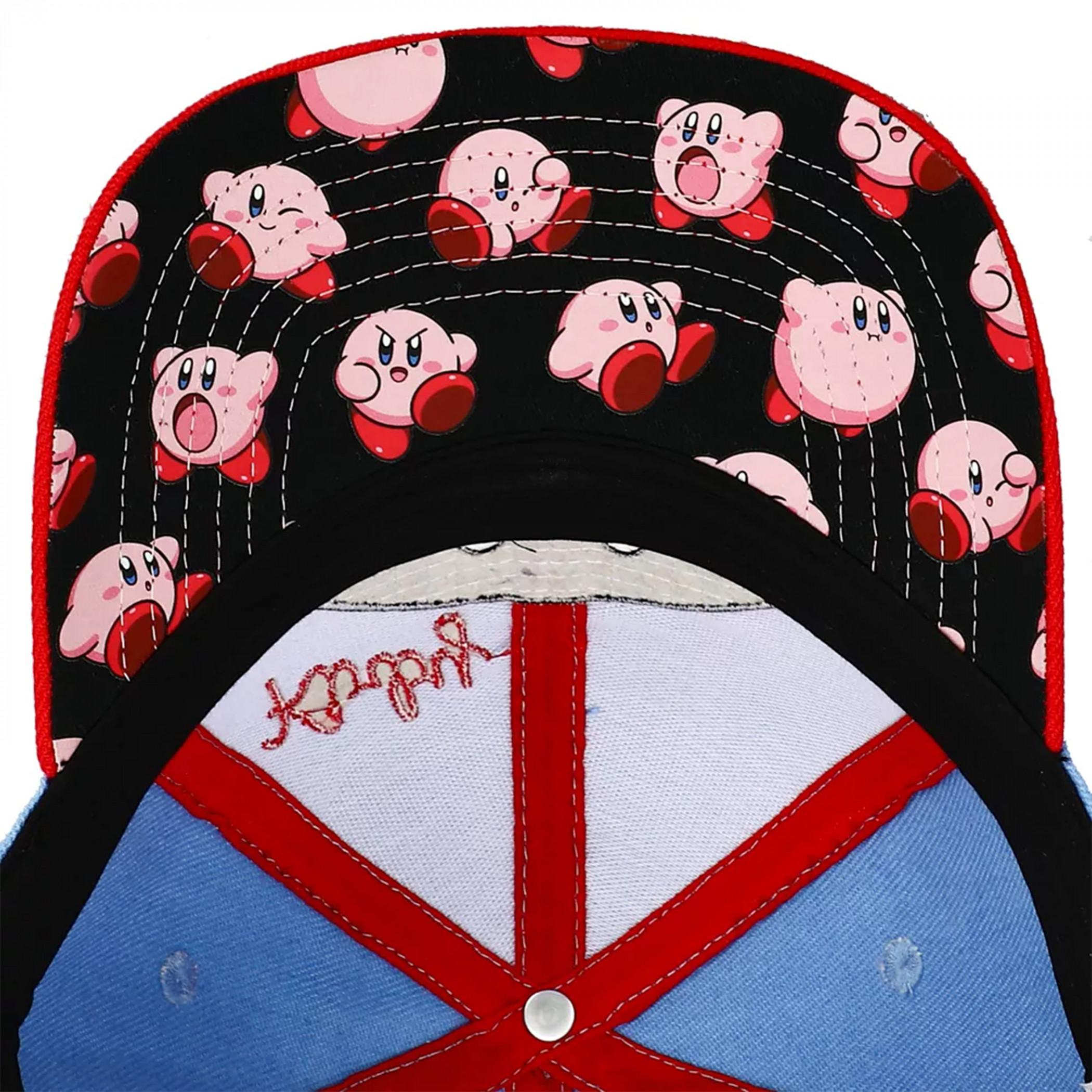 Kirby Peek-A-Boo Embroidered Pre-Curved Snapback Hat