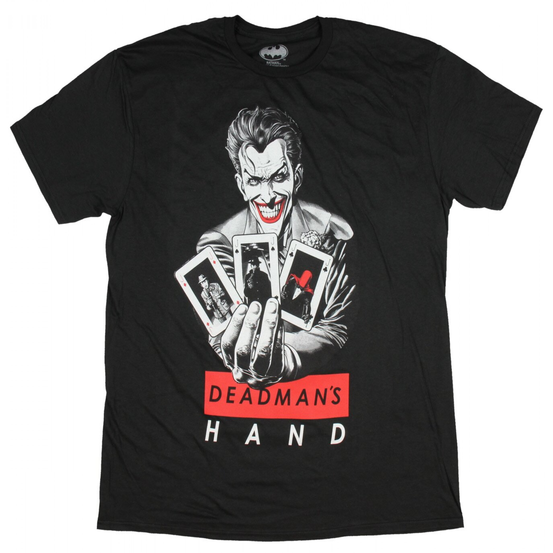 Joker Deadman's Hand Men's Black T-Shirt