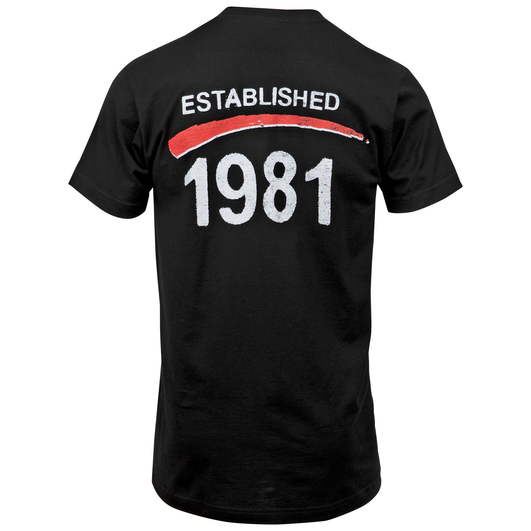 Motley Crue 40 Years Back Print T-Shirt - Official Band Logo Tee, Men's Black, Size XXL - View #10