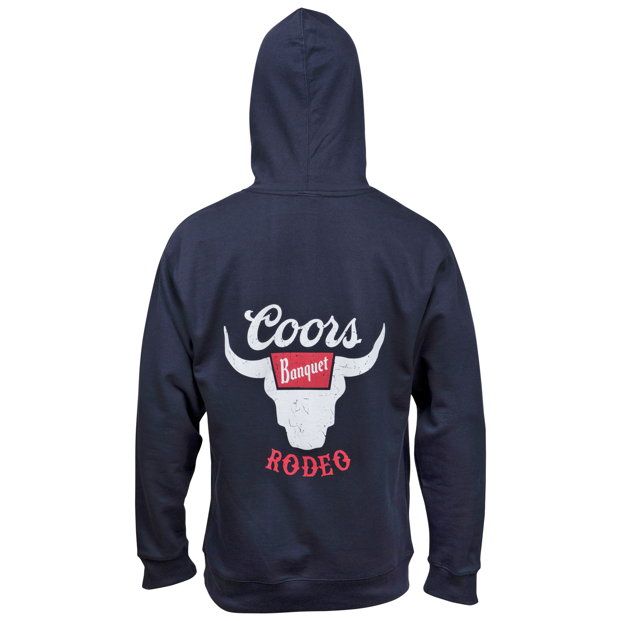 Coors Banquet Rodeo Bull Horns Logo Hoodie