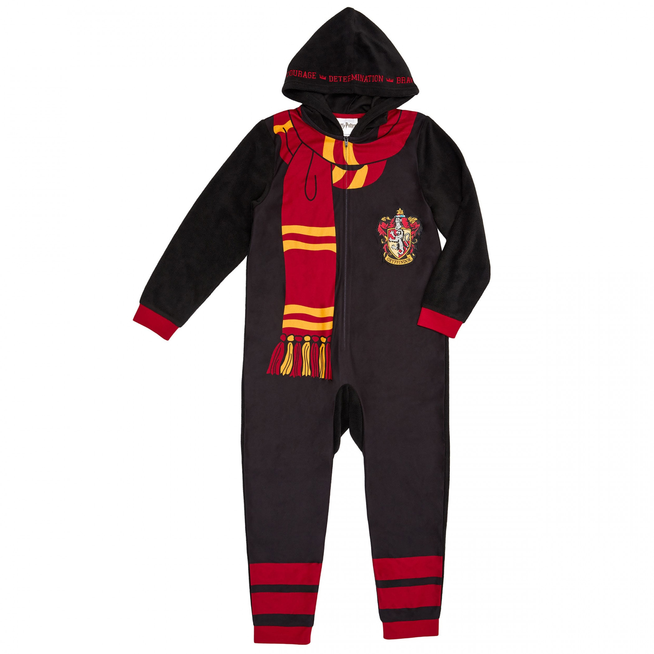 Harry Potter Slytherin Union Suit Costume Pajama with Hood