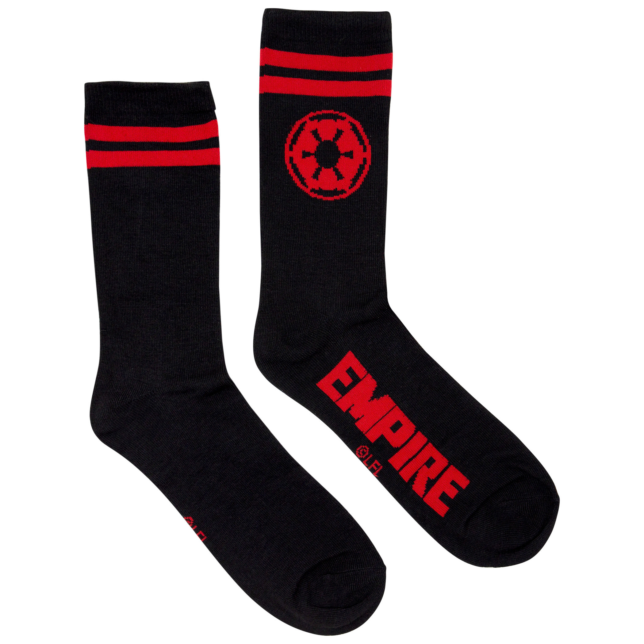 Star Wars Jedi and Empire Symbols Crew Socks 2-Pair Pack