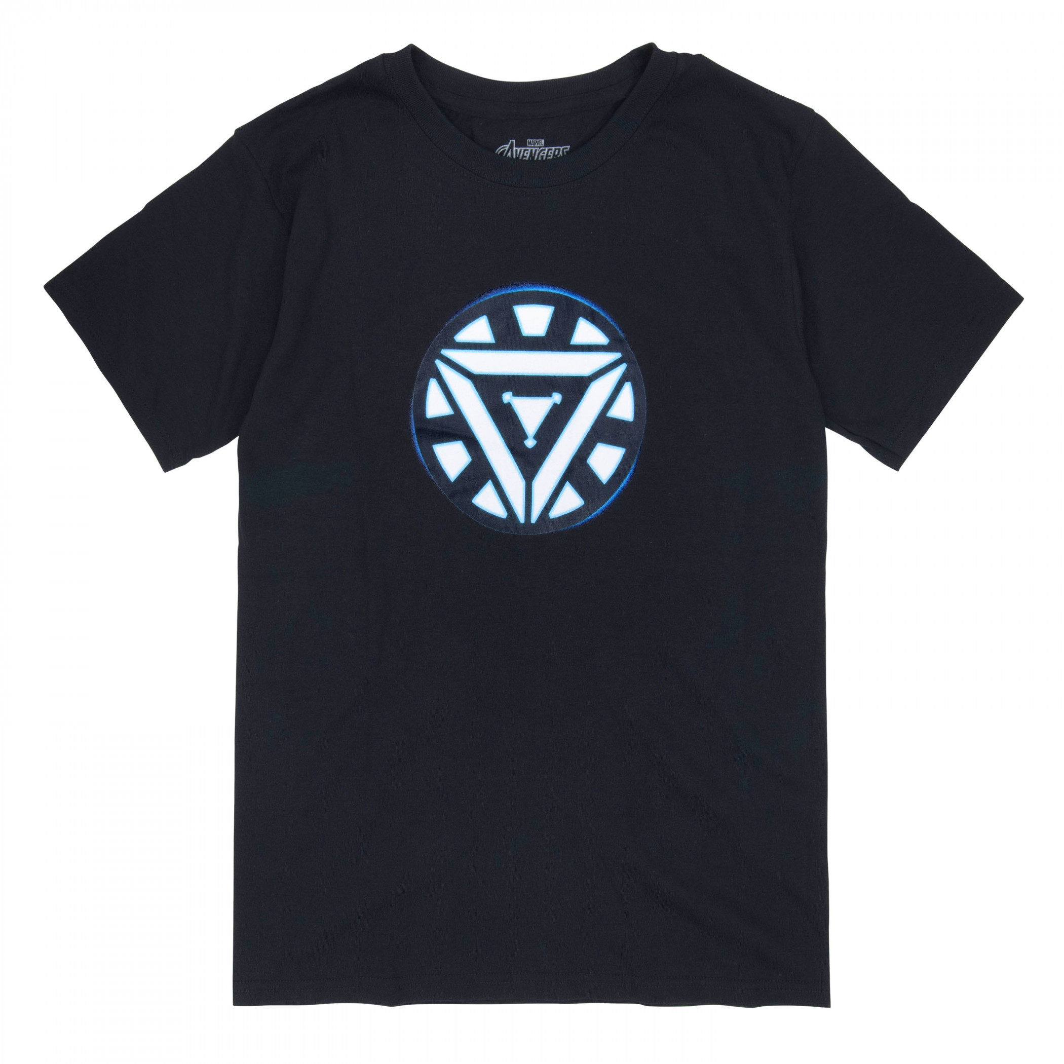 Iron Man Arc Reactor Men's Black T-Shirt