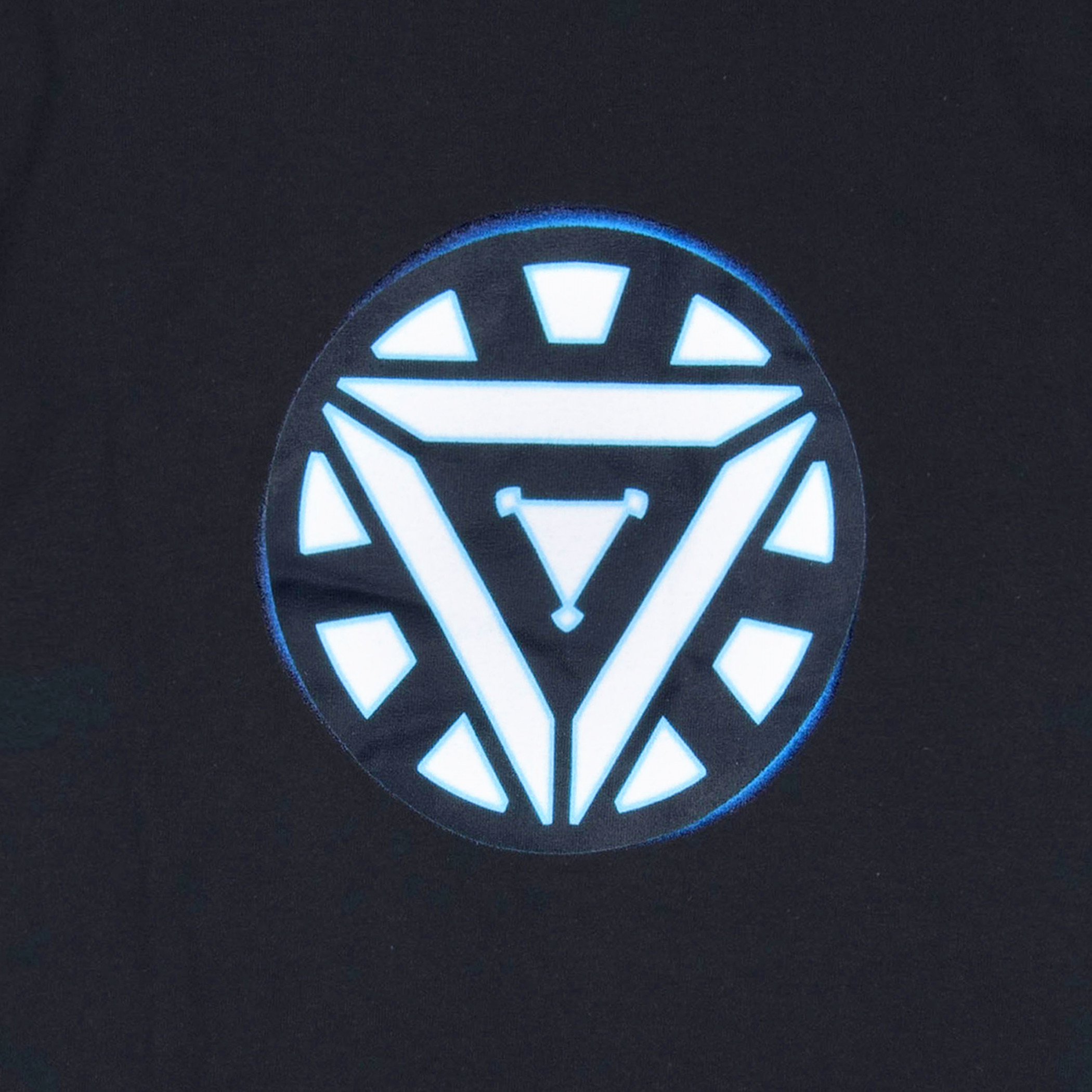 Iron Man Arc Reactor Men's Black T-Shirt