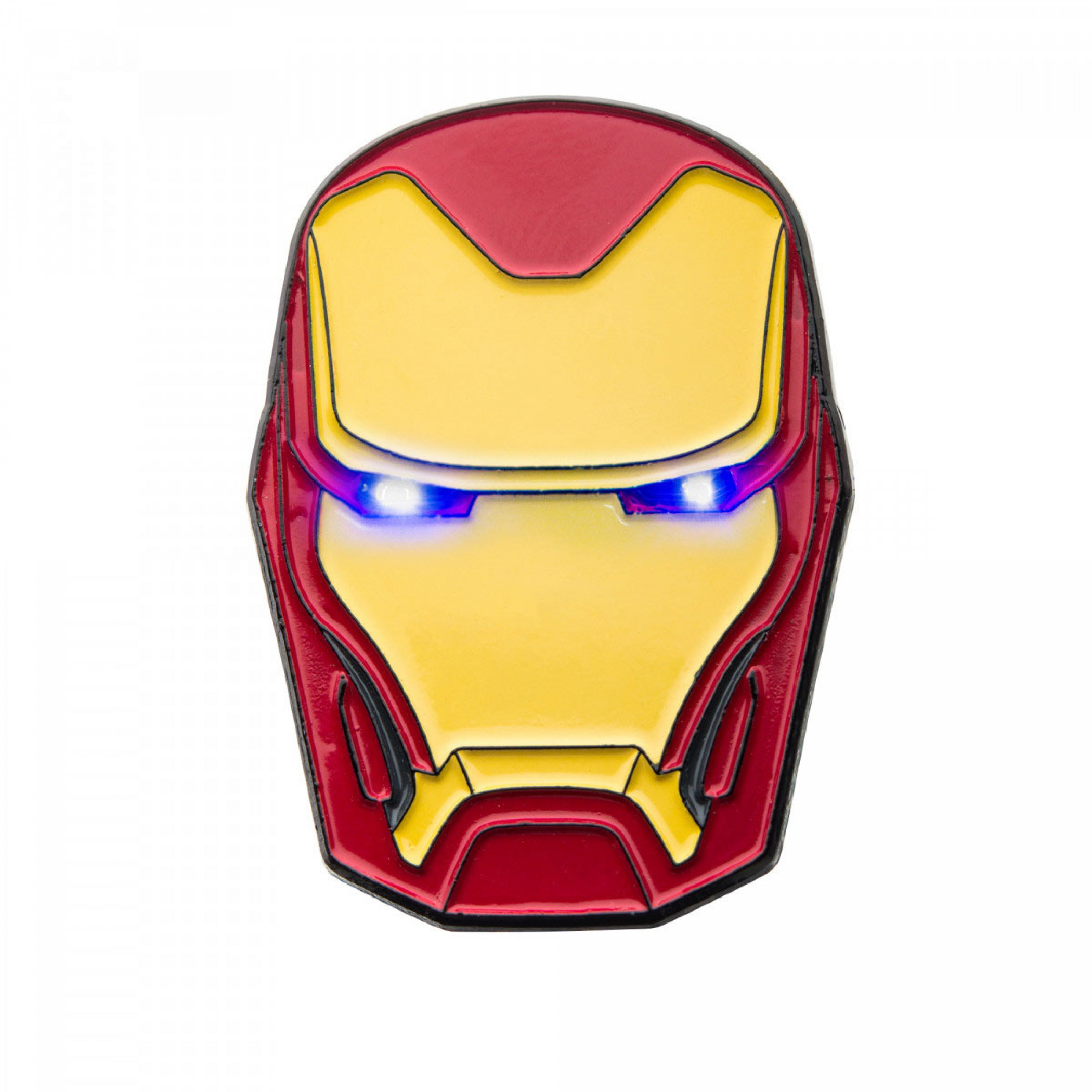 Iron Man Helmet Light Up Pin
