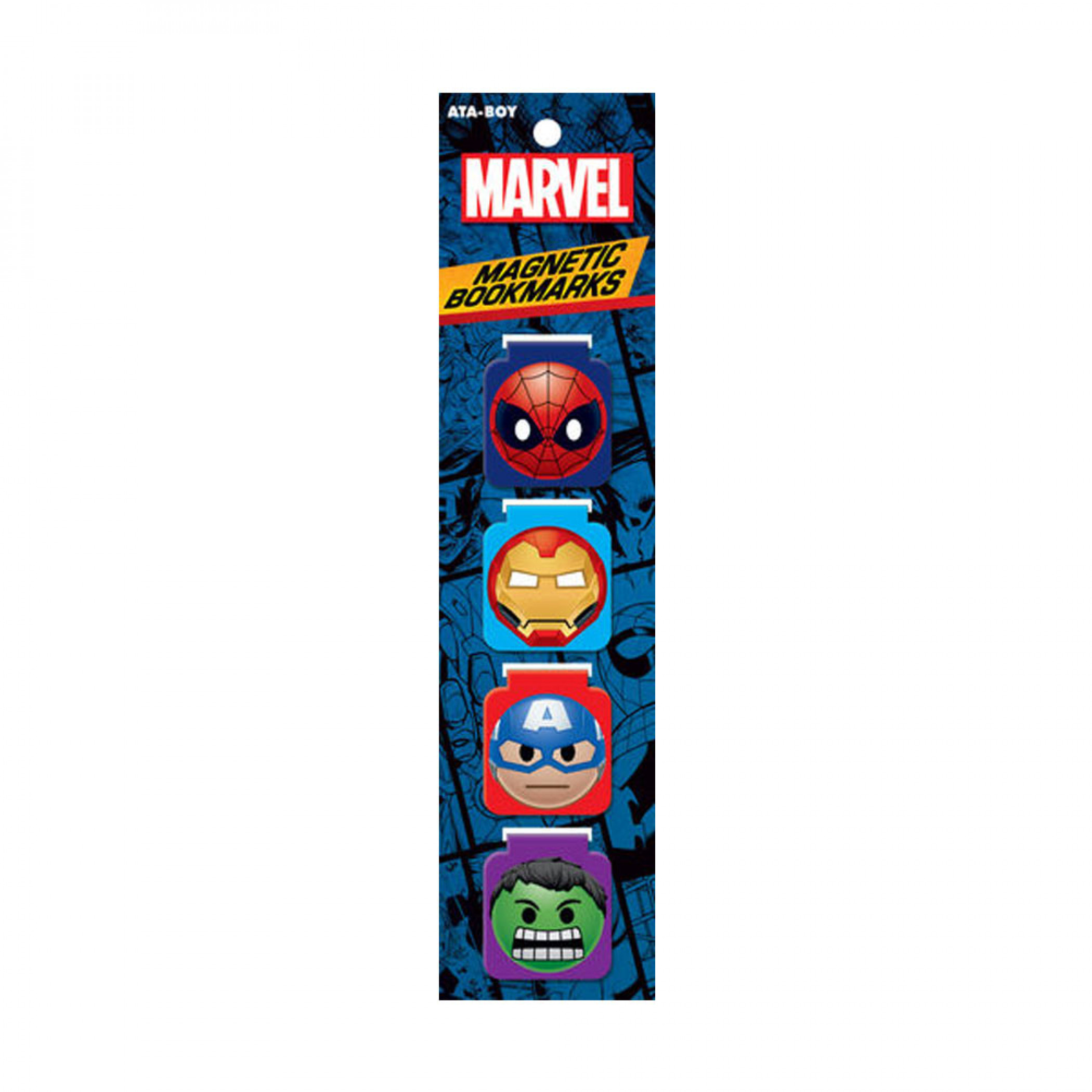 Avengers 4-Piece Magnetic Bookmarks