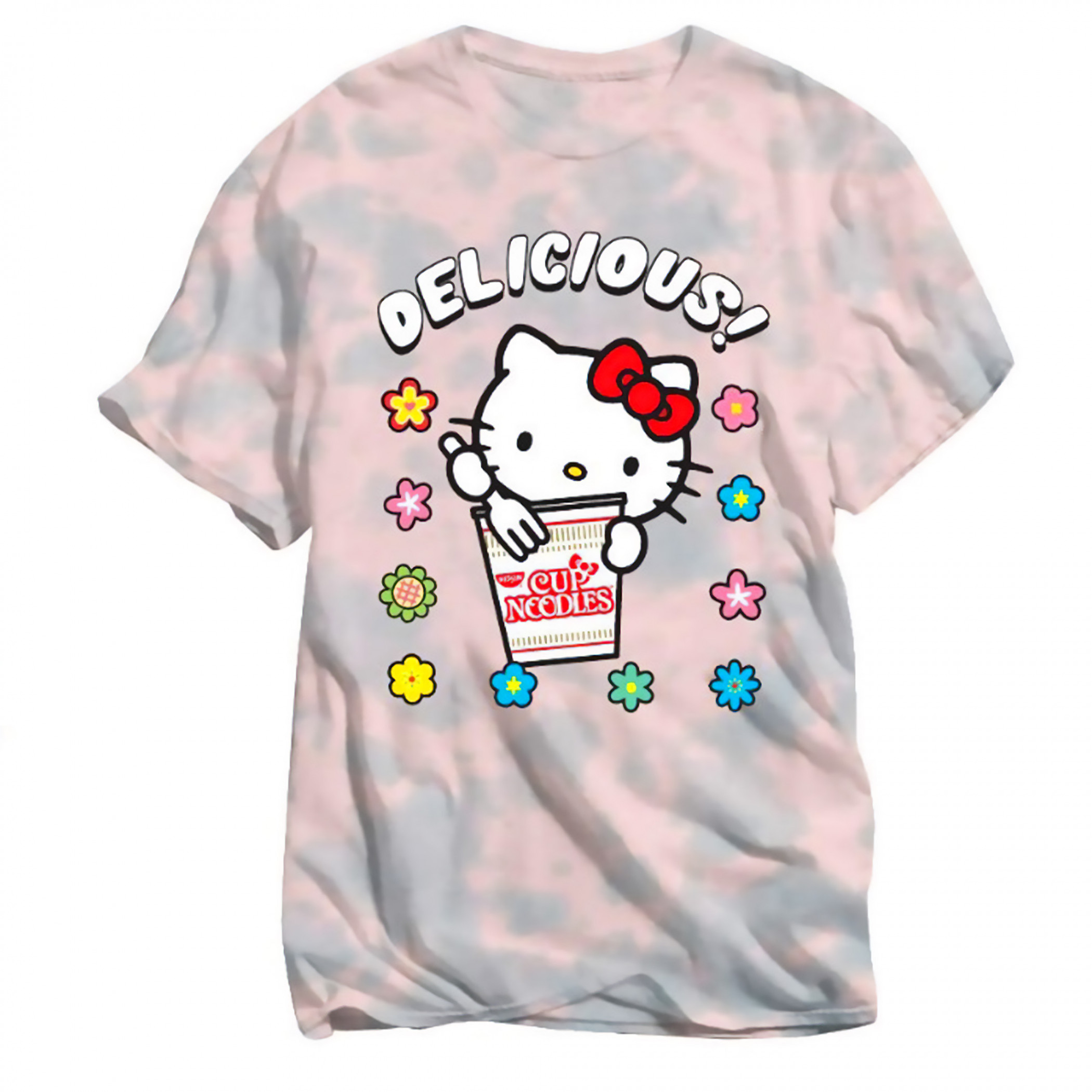 Hello Kitty X Cup Noodles Tie-Dye T-Shirt