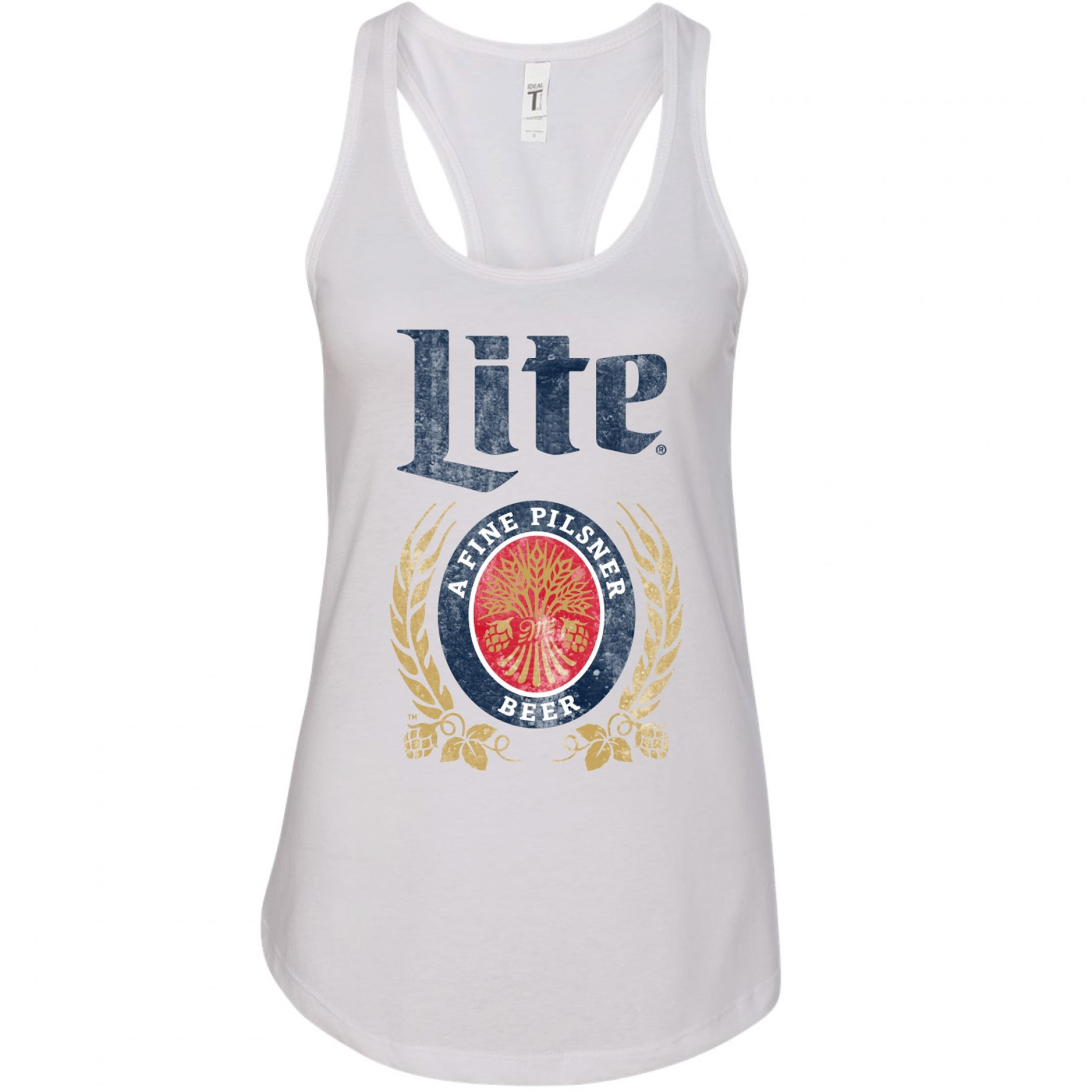 Miller Lite Classic Logo Women's Racerback Tank Top