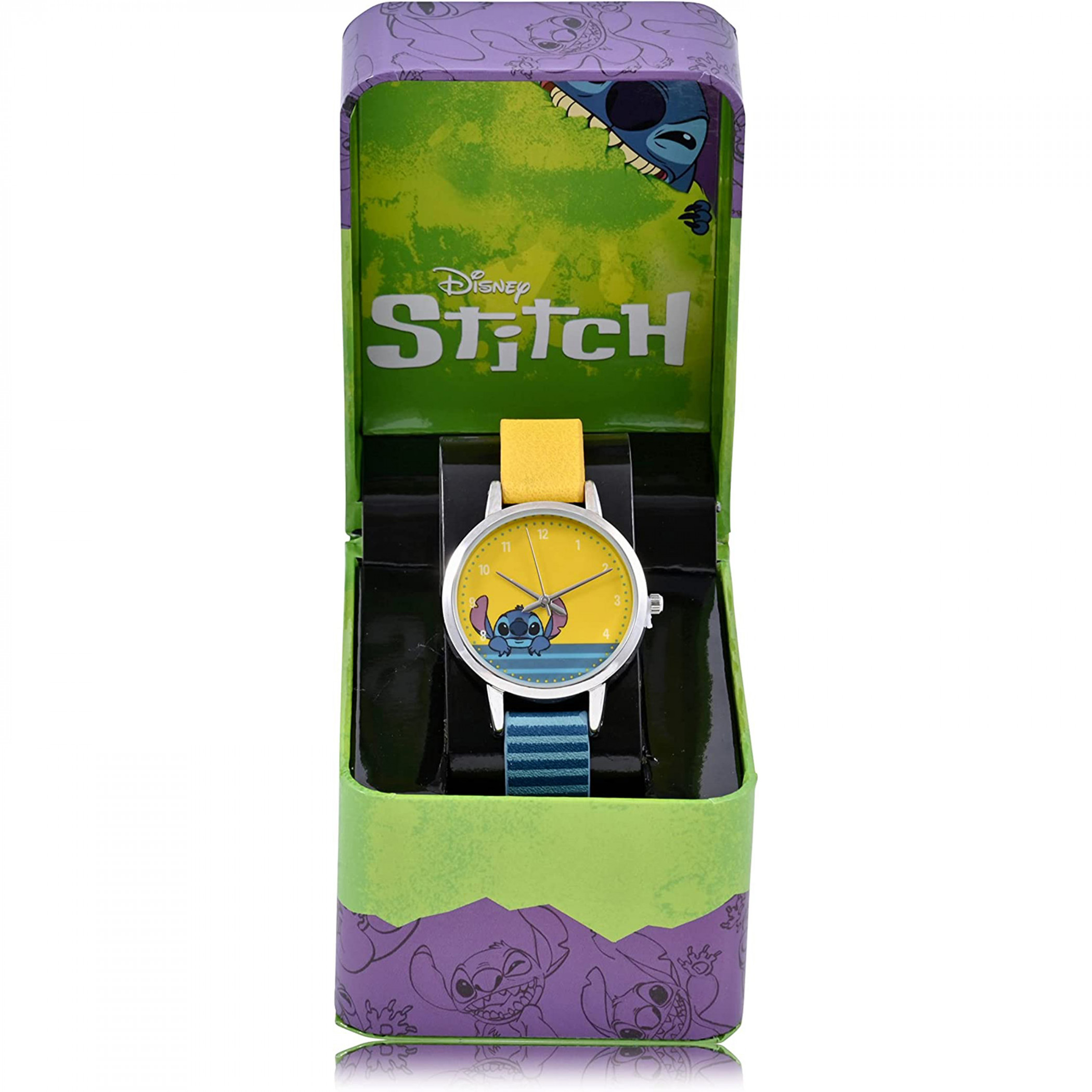 Disney Lilo and Stich Dual-Tone Watch with Rubber Straps