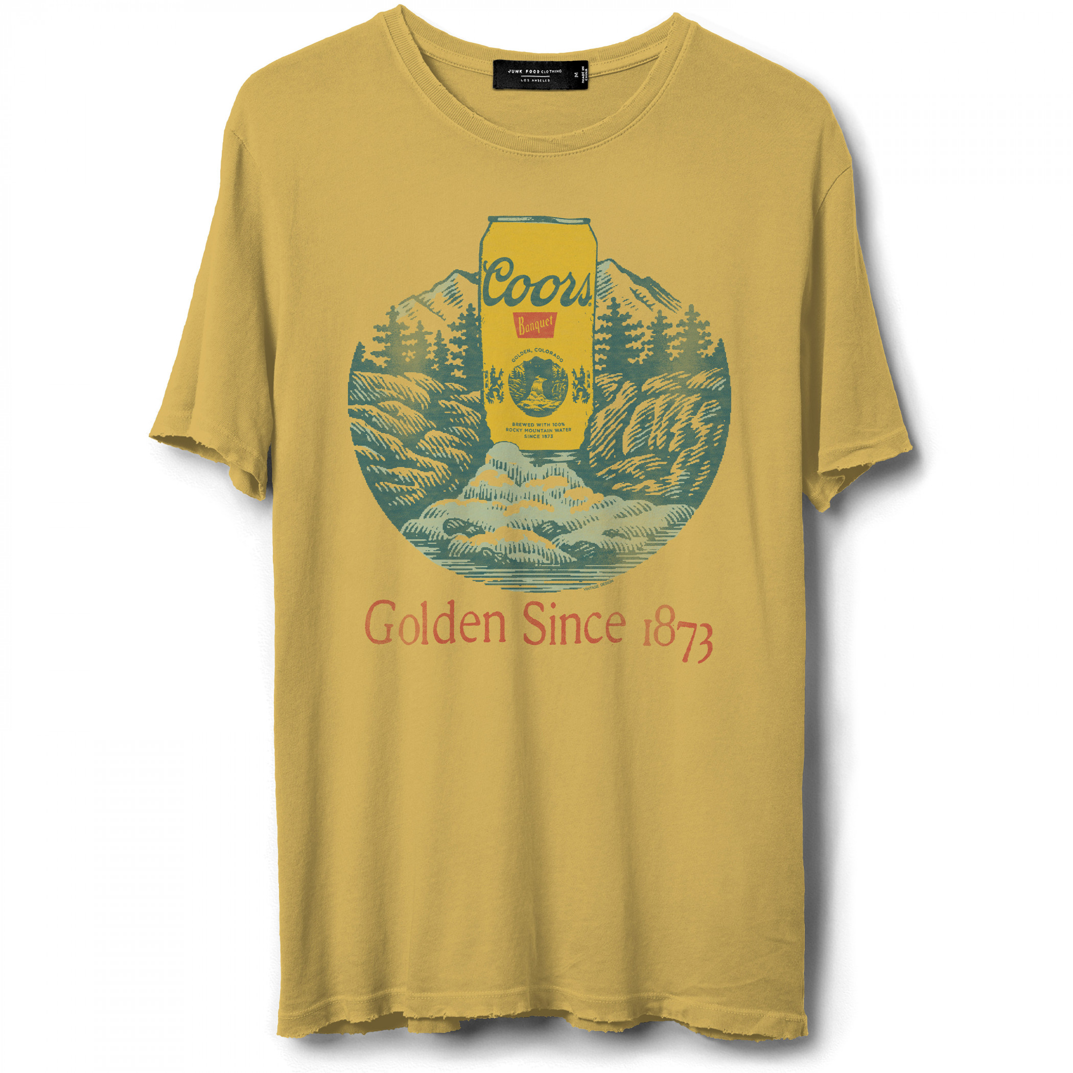 Coors Golden Banquet Rocky Rivers T-Shirt by Junk Food