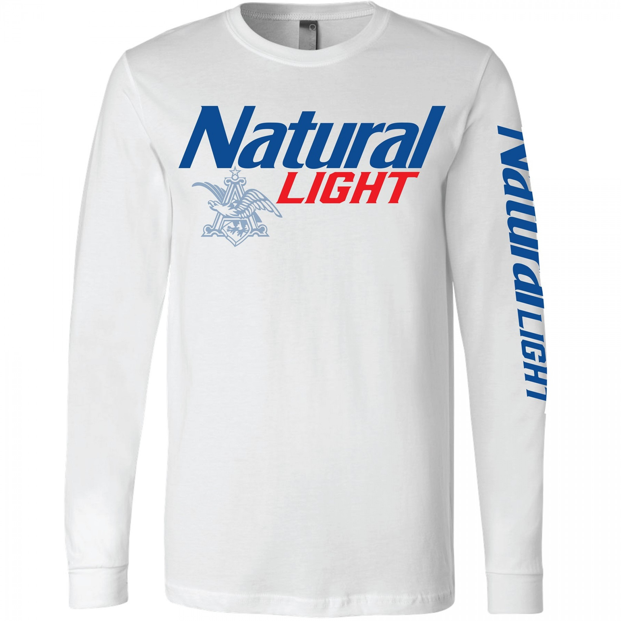 Natural Light Sleeve Print Long Sleeve Shirt