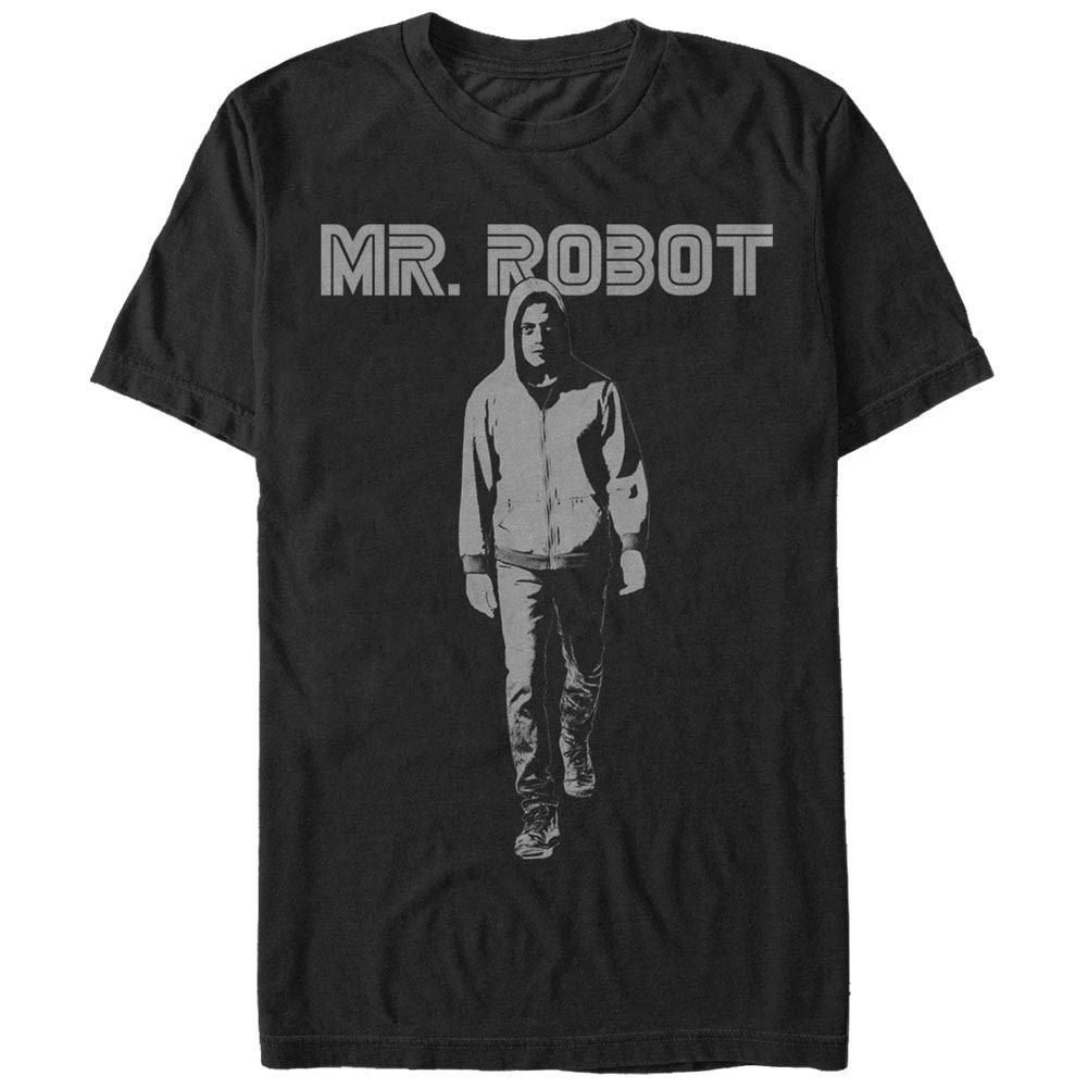 Mr. Robot Darkness Grey Black T-Shirt