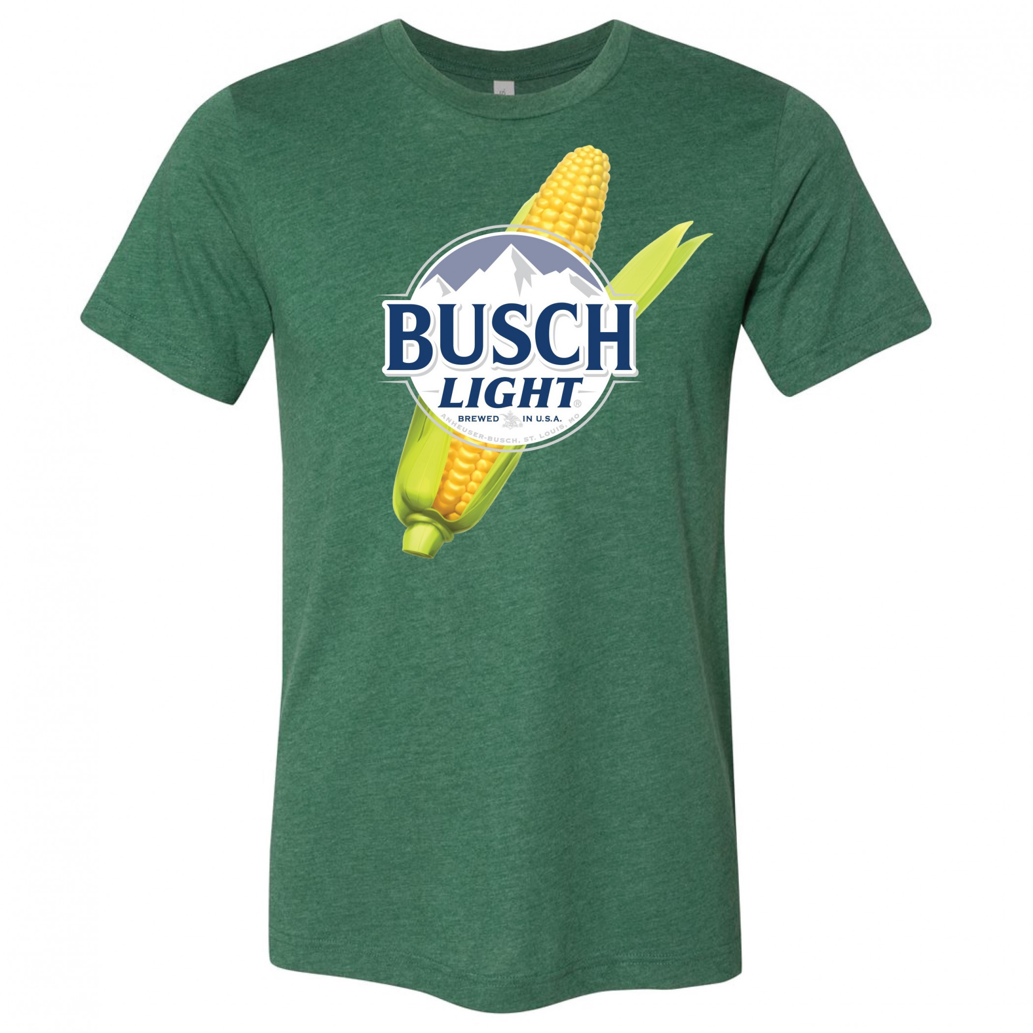 Busch Light Beer Corn Logo T-Shirt