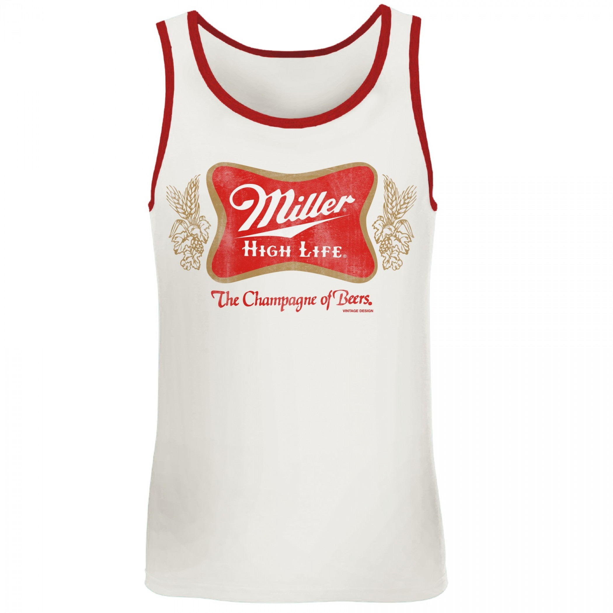 Miller High Life Red Trim Tank Top