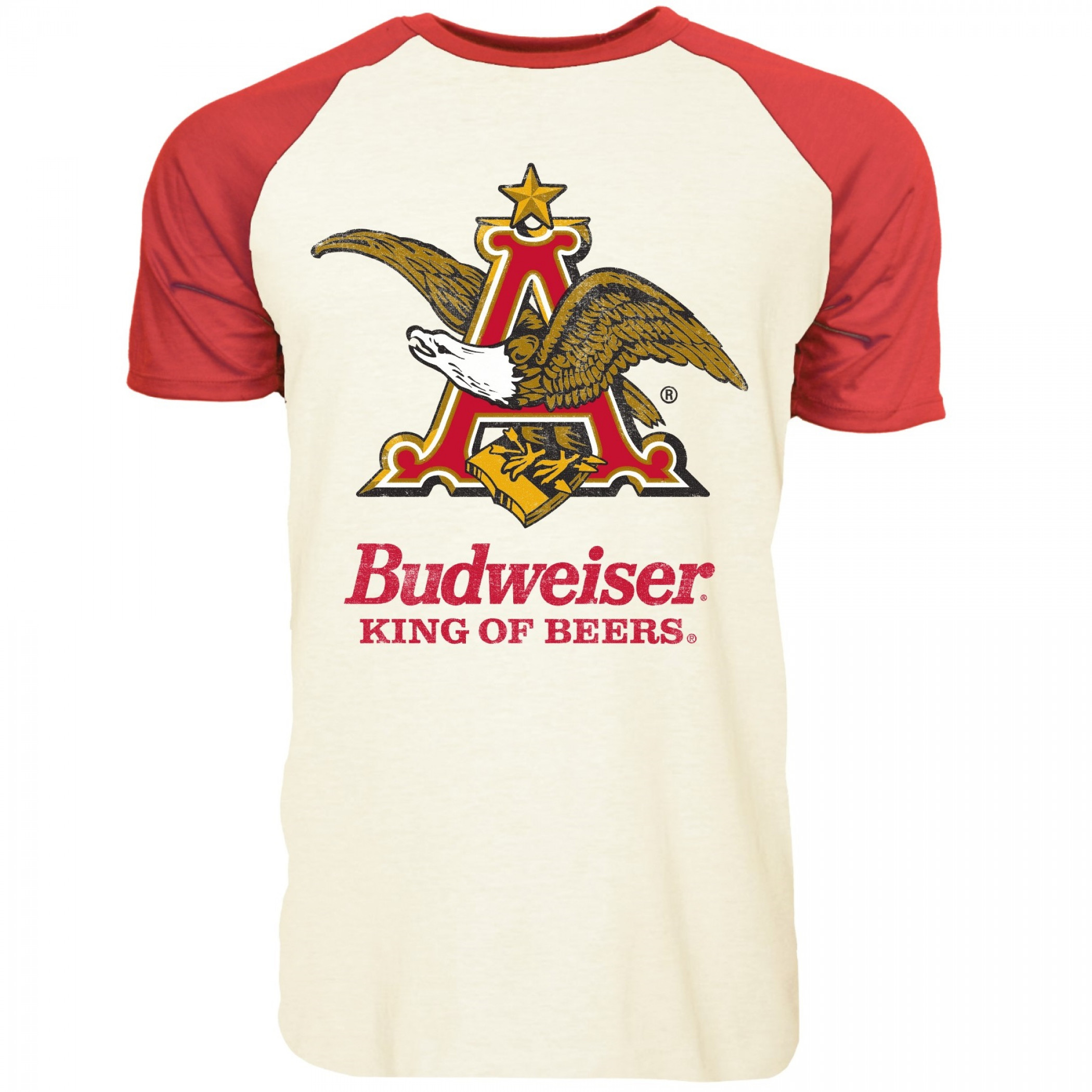 Budweiser Eagle Short Sleeve Raglan T-Shirt