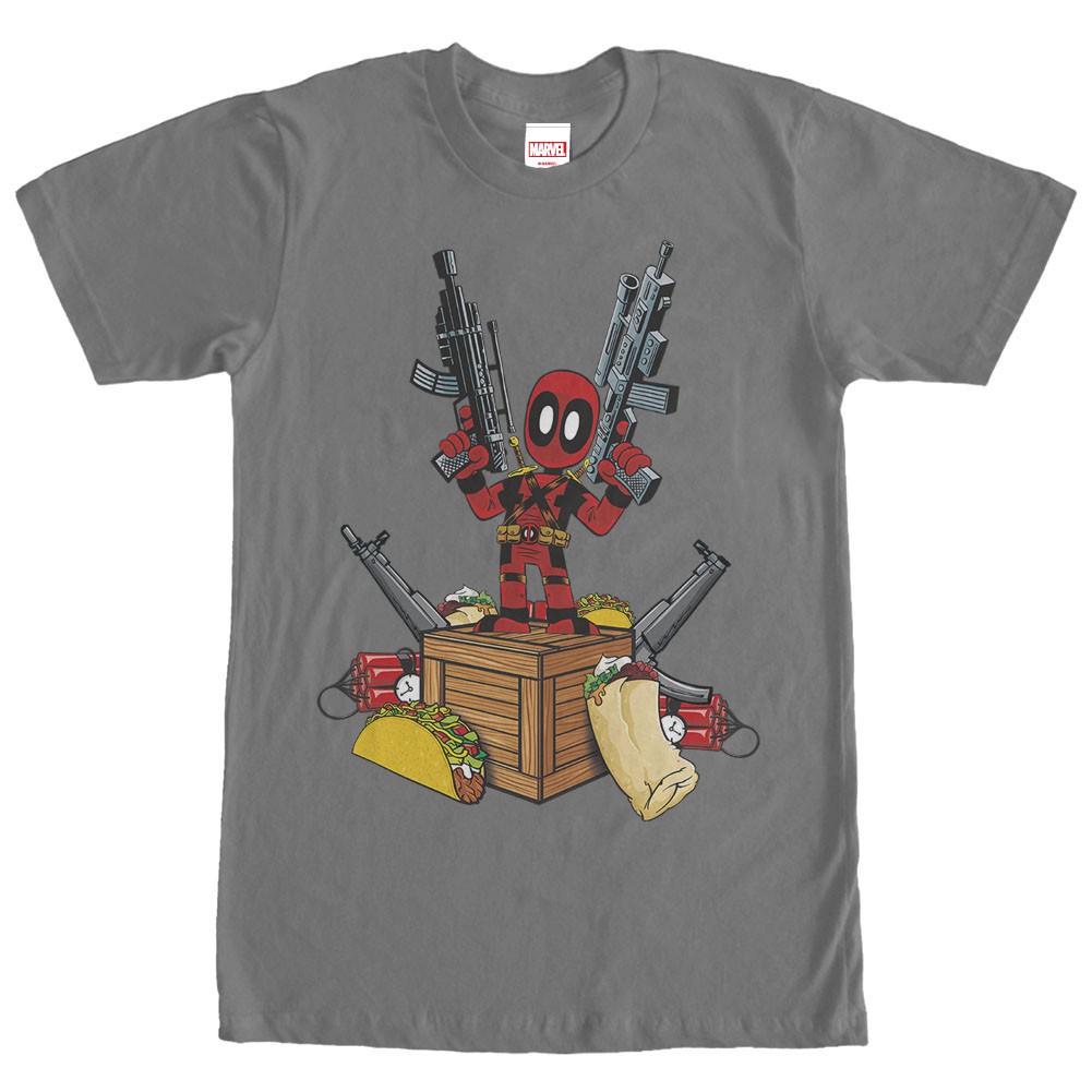 Deadpool Fundamentals Gray T-Shirt