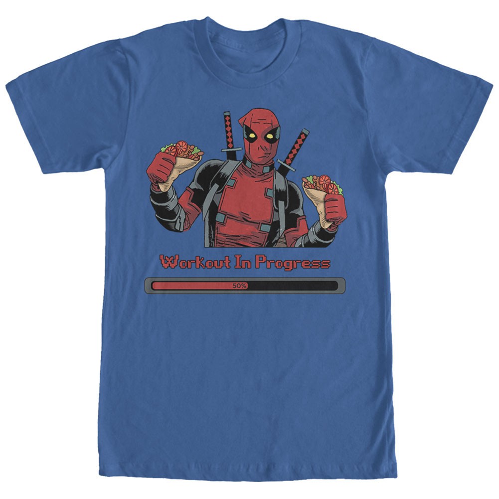 Deadpool Progress Blue T-Shirt