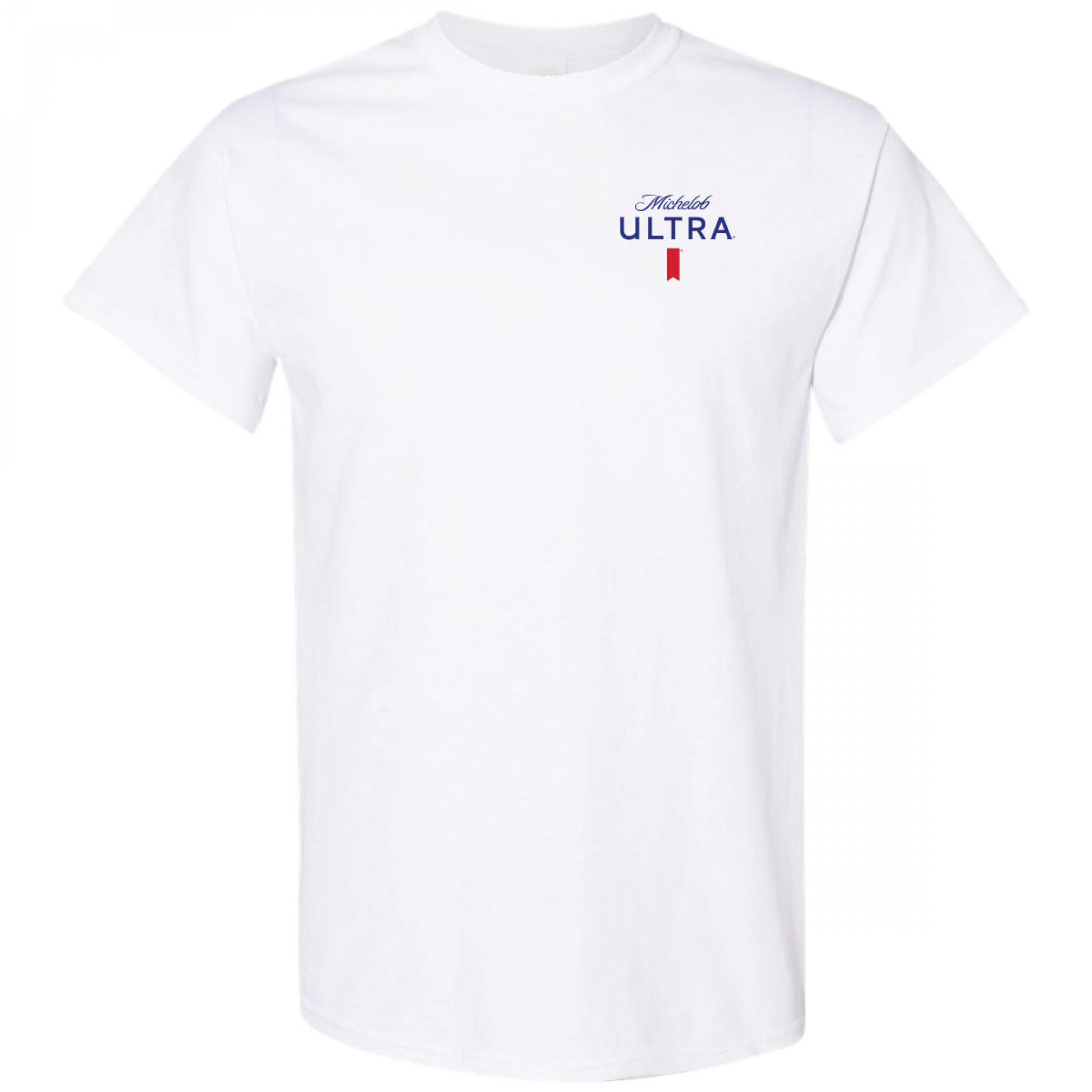 Michelob Ultra Golf Scorecard White Colorway Front/Back Print T-Shirt