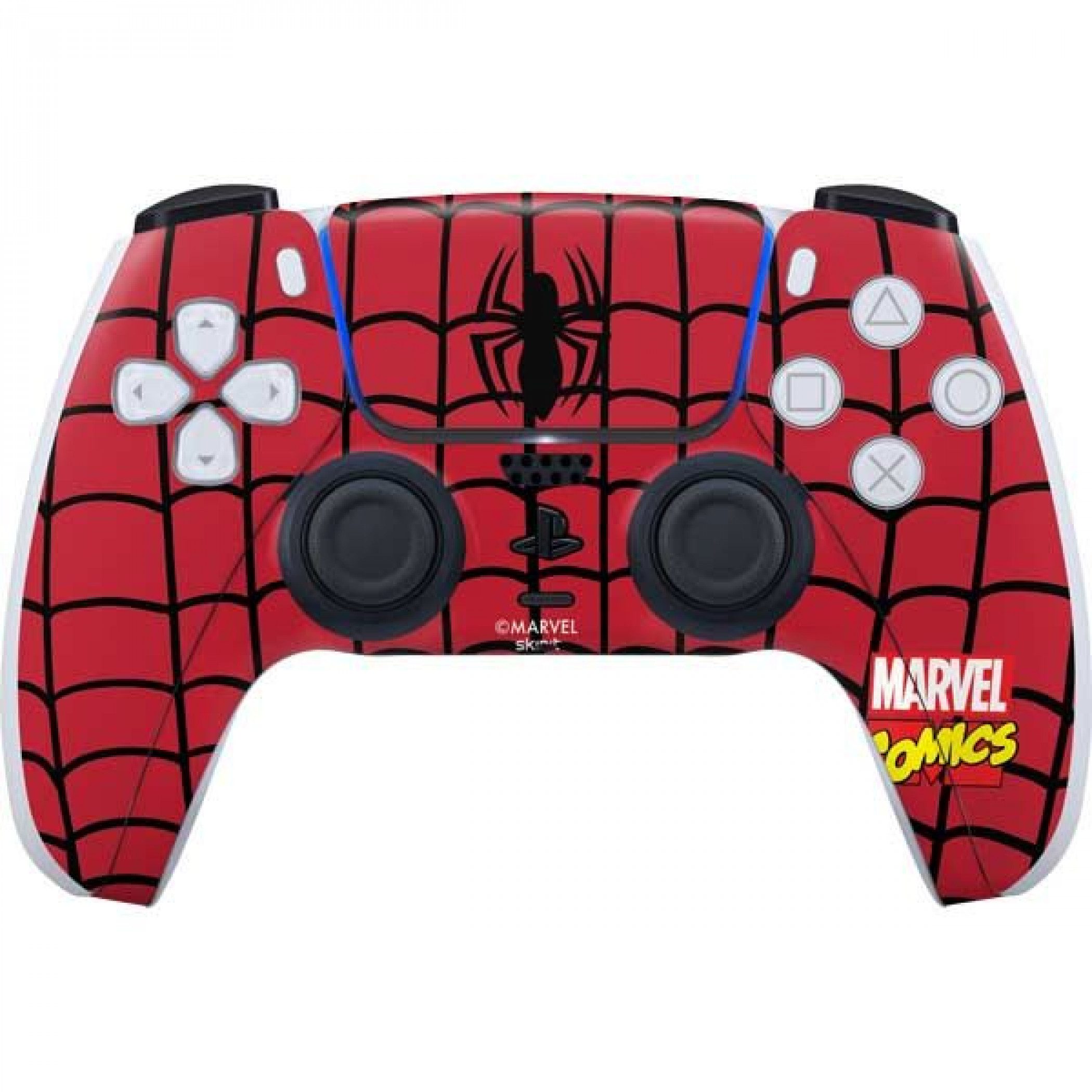 Marvel Comics Spider-Man Chest Logo PS5 Controller Skin
