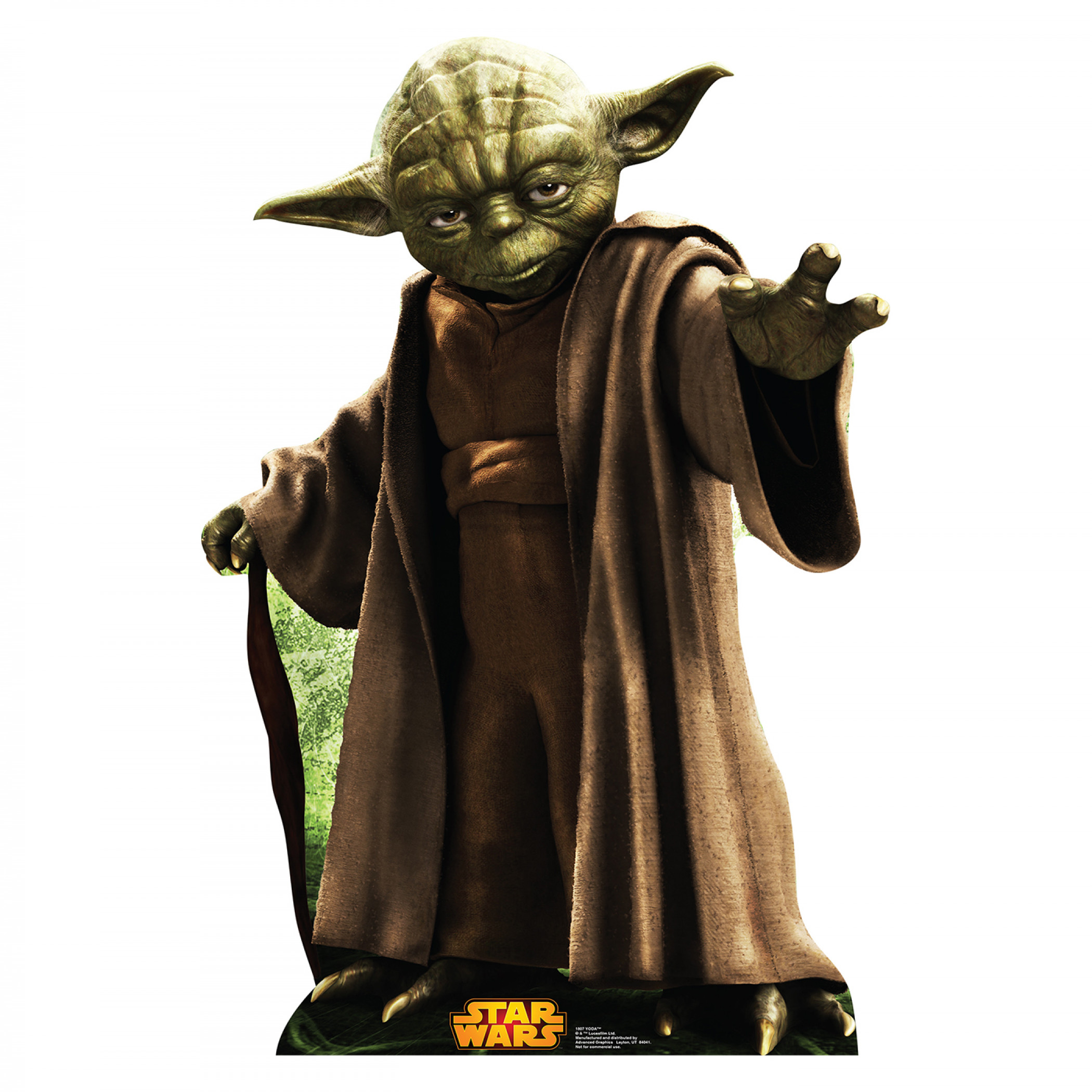 Star Wars Yoda Cardboard Stand Up