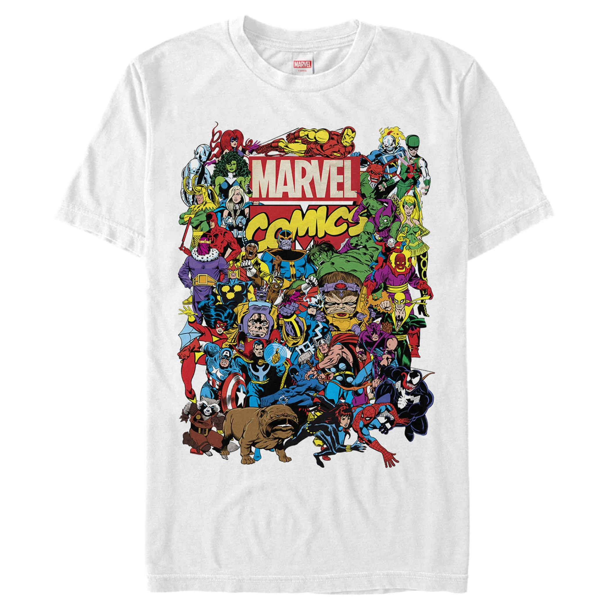 Marvel Hero Epic Collage T-Shirt