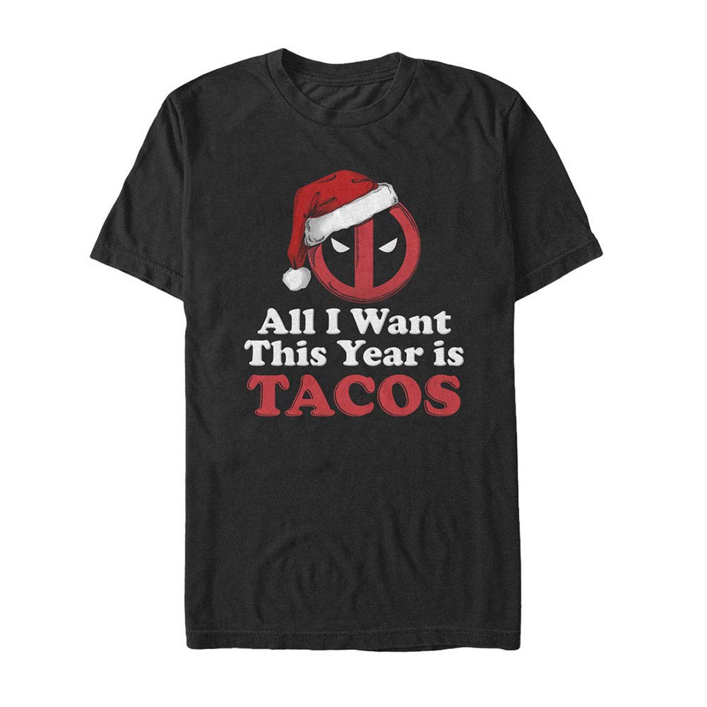 Deadpool Pool For Tacos Black Mens T-Shirt