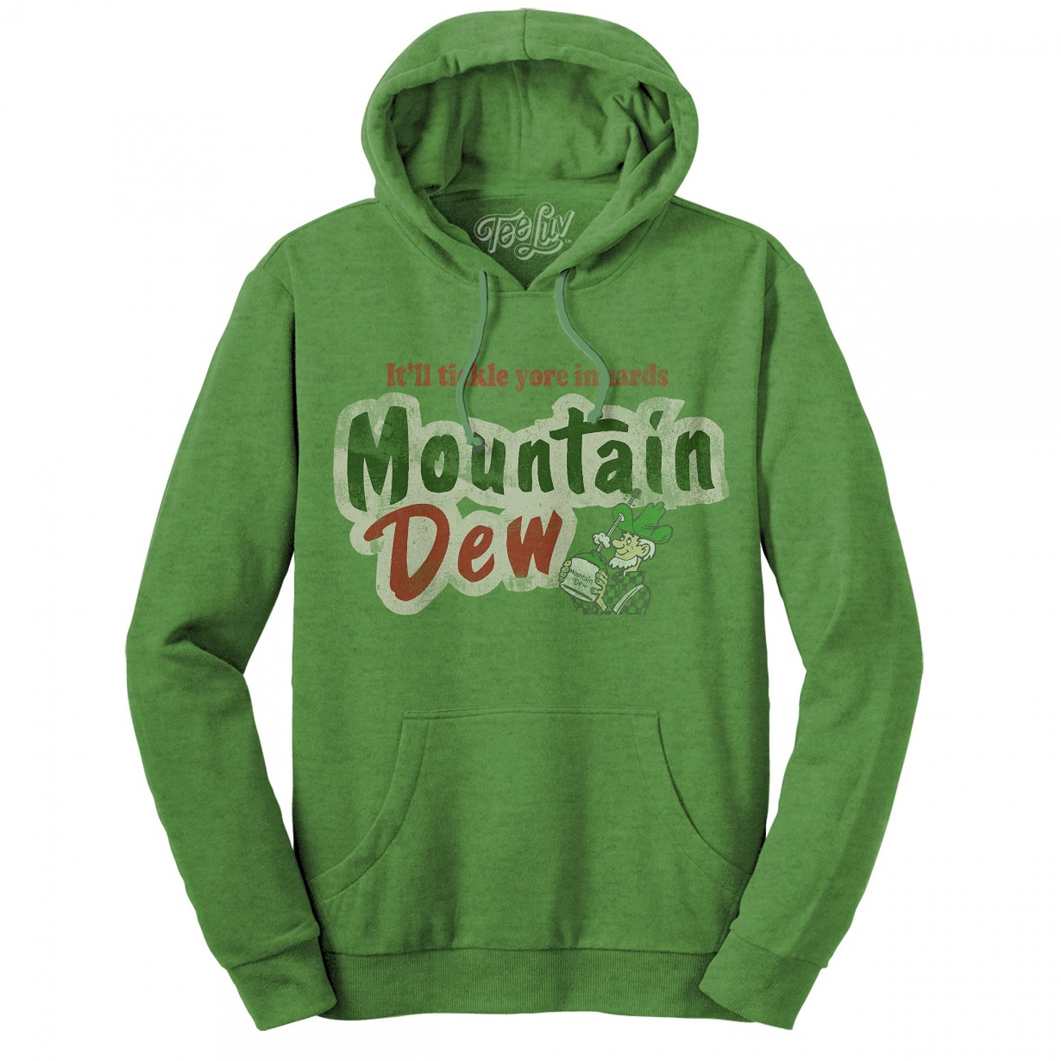 Mountain Dew Throwback Text Brand Hoodie