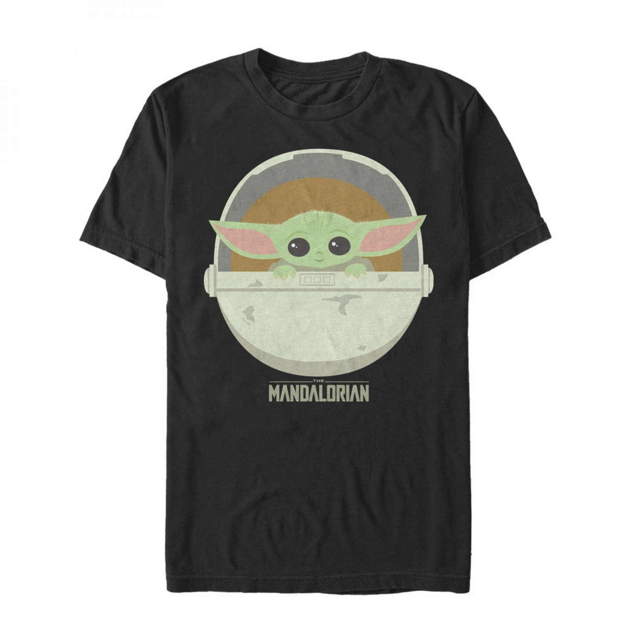 The Mandalorian Cute The Child Black T-Shirt