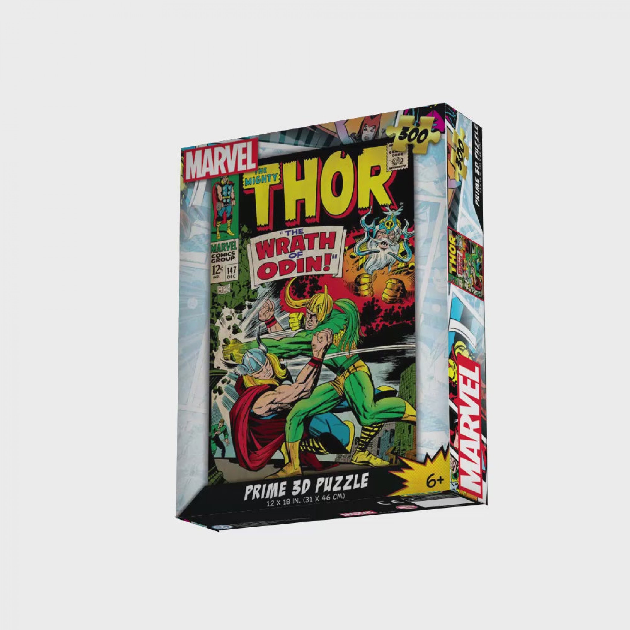 Thor The Wrath of Odin #147 3D Lenticular 300pc Jigsaw Puzzle