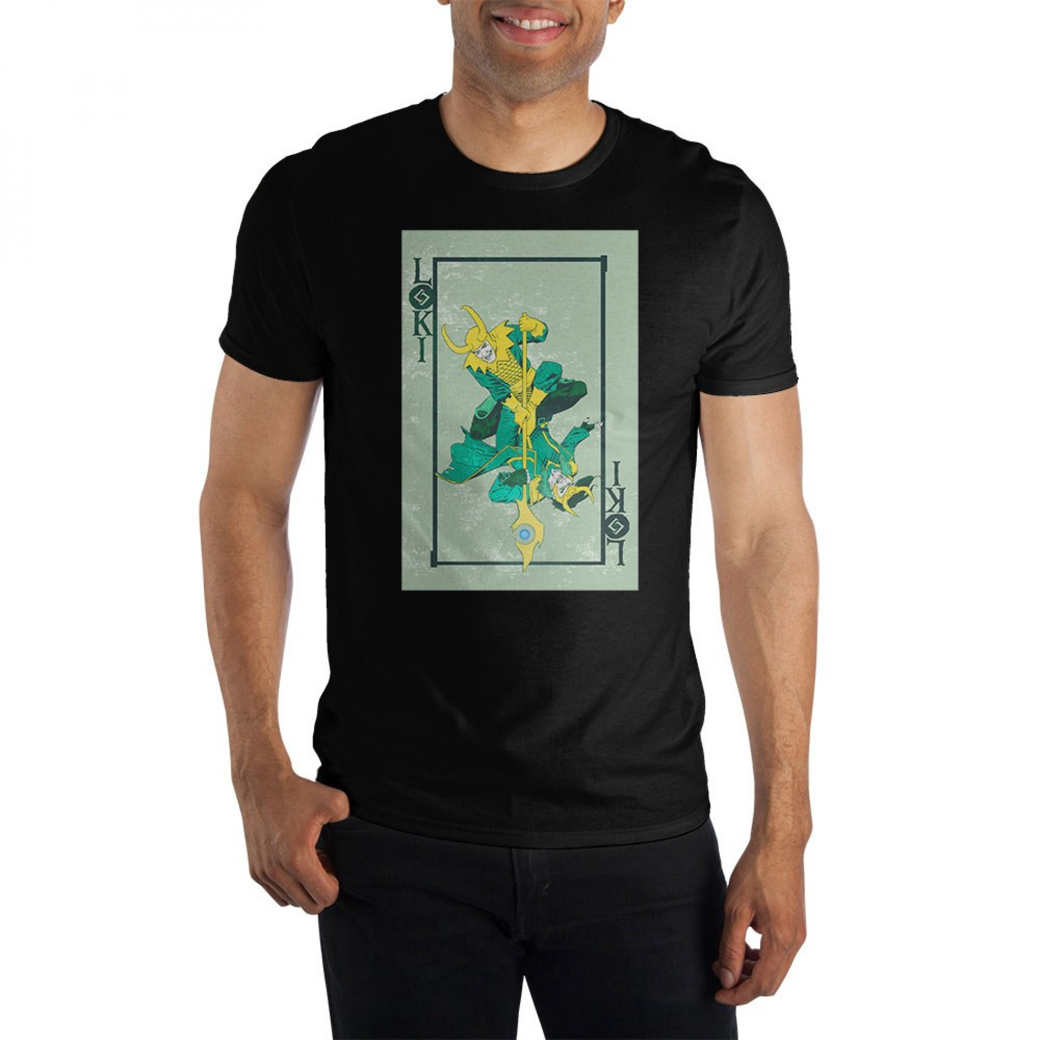 Marvel Loki Playing Card T-Shirt