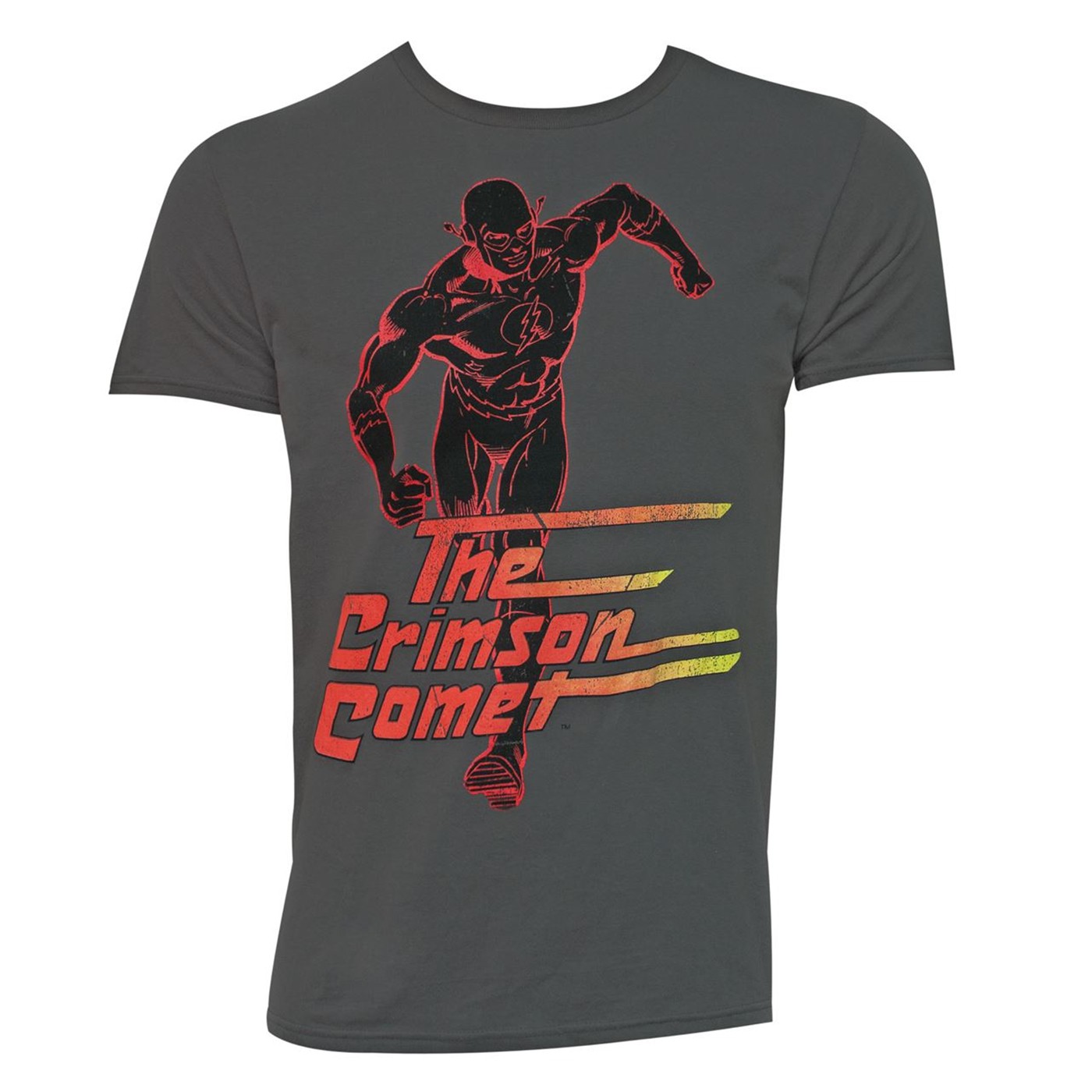 Flash Crimson Comet Men's Grey T-Shirt
