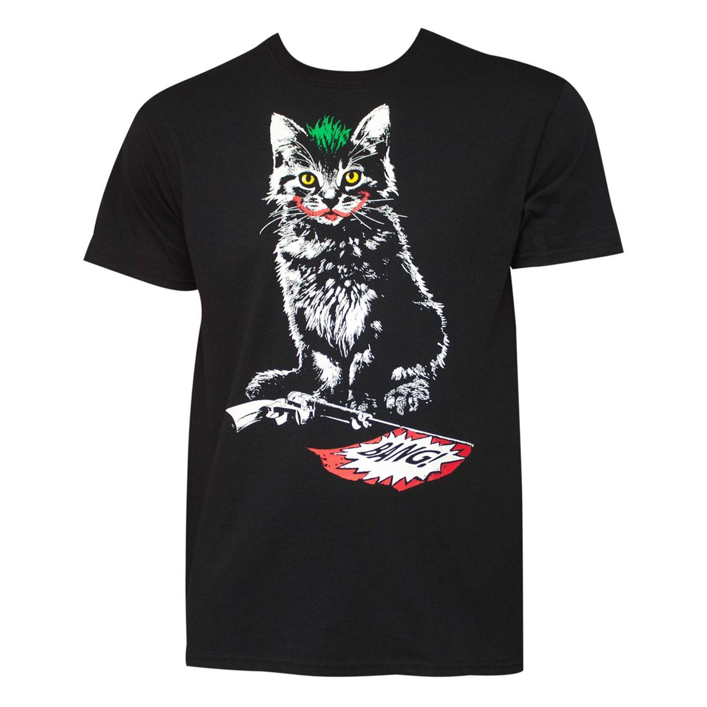 Harley Quinn Cute Joker Cat Men's T-Shirt