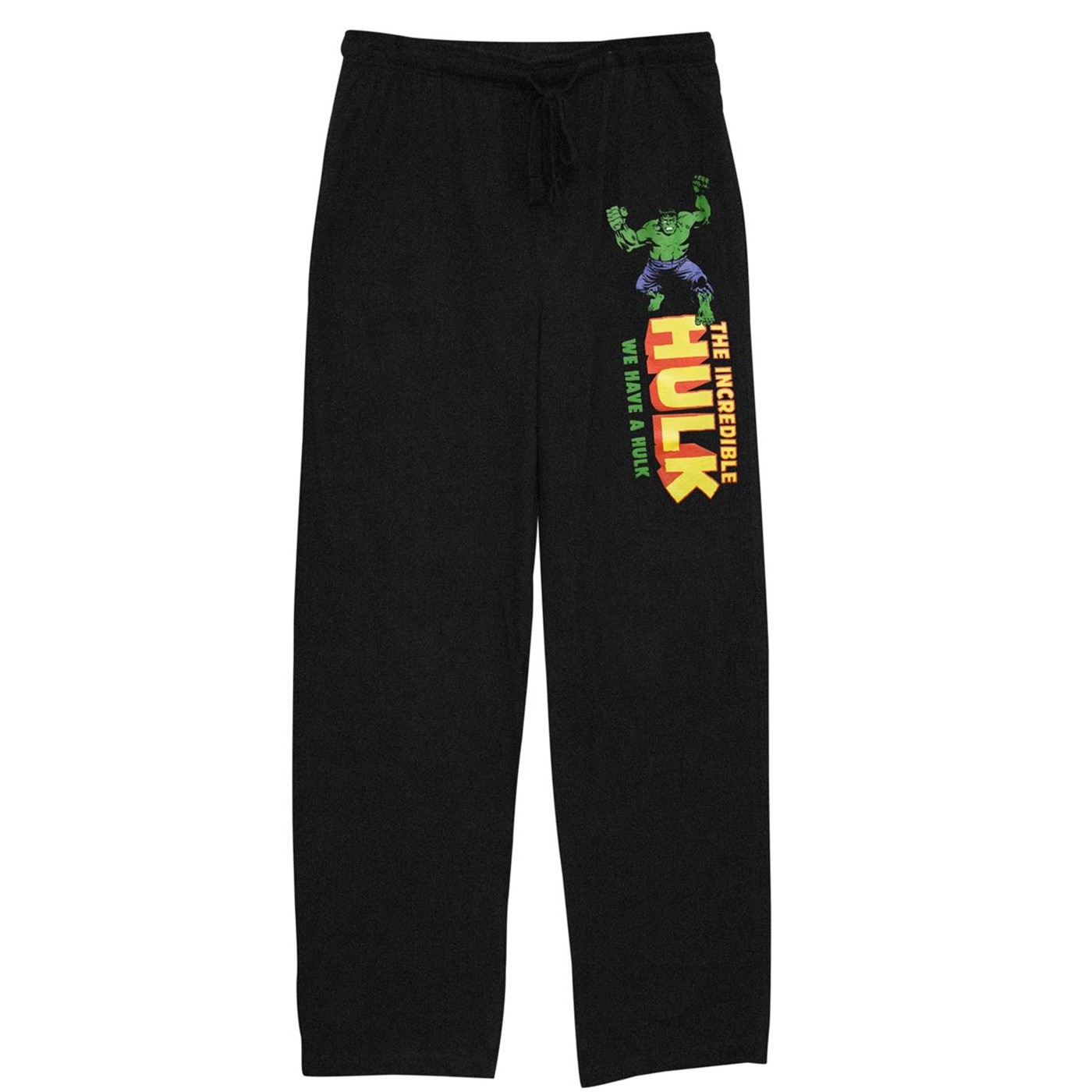 Incredible HULK Black Unisex Sleep Pants