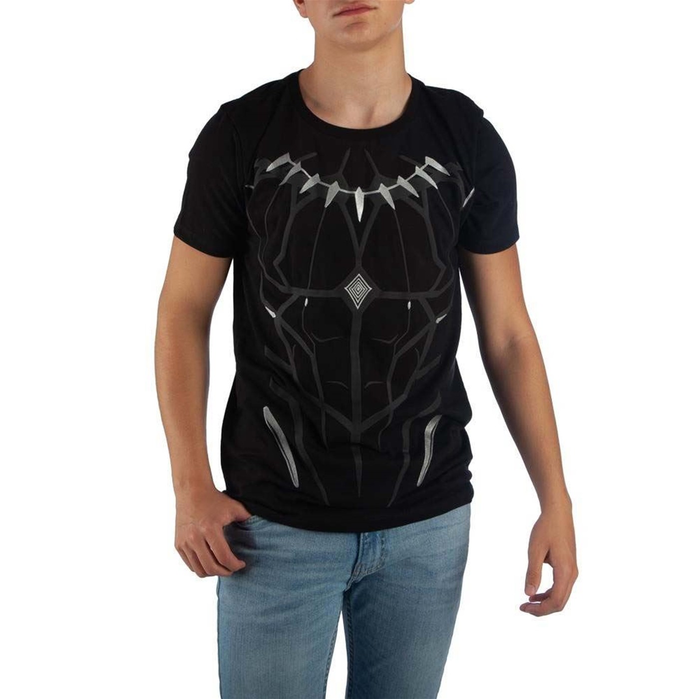 Black Panther Character Costume Men's T-Shirt