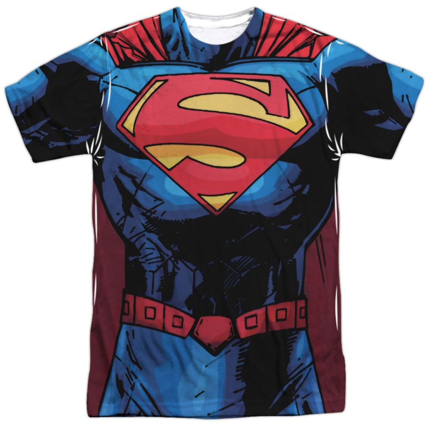 Superman New 52 Costume Sublimation T-Shirt