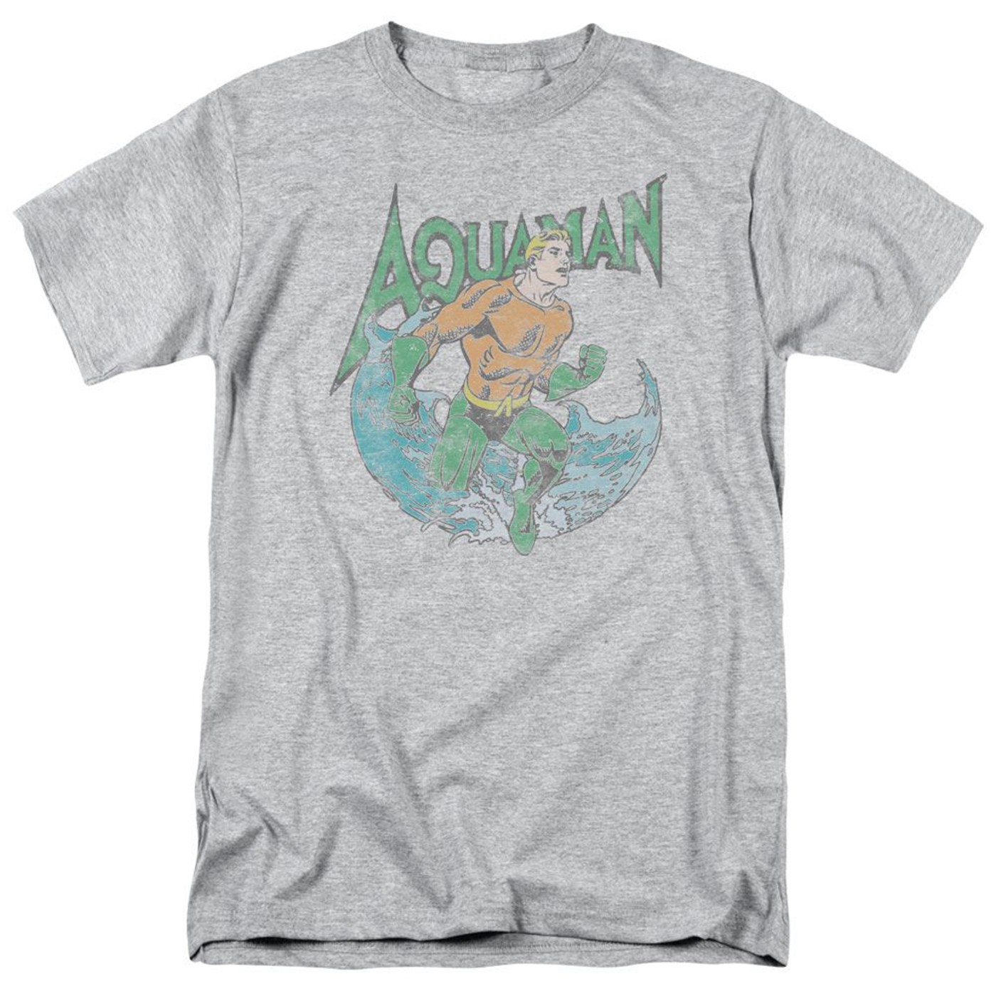 Aquaman Pose Grey Men's T-Shirt