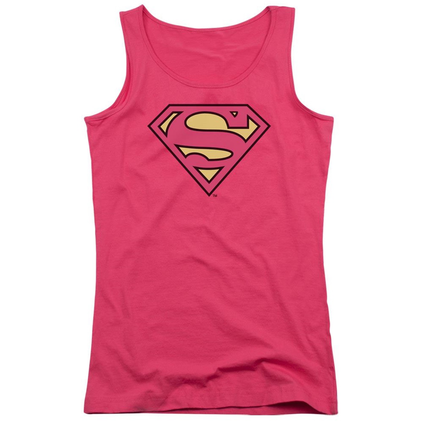Superman Classic Logo Pink Women's Tank Top